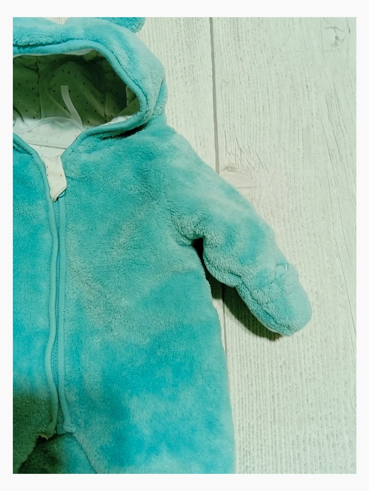 Combinaison bébé - taille naissance (50cm) - orchestra - couleur menthe – Orchestra – taille Naissance / 44 cm 5