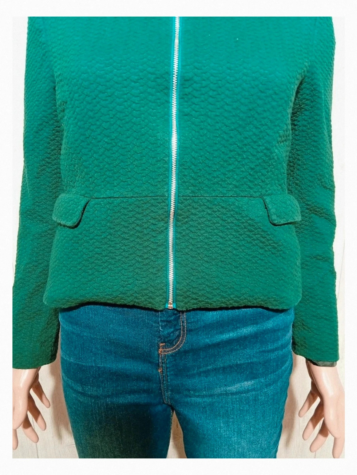 Blazer femme - taille M/38 - camaïeu - couleur vert foncé – Camaïeu – taille M / 38 / 10 3