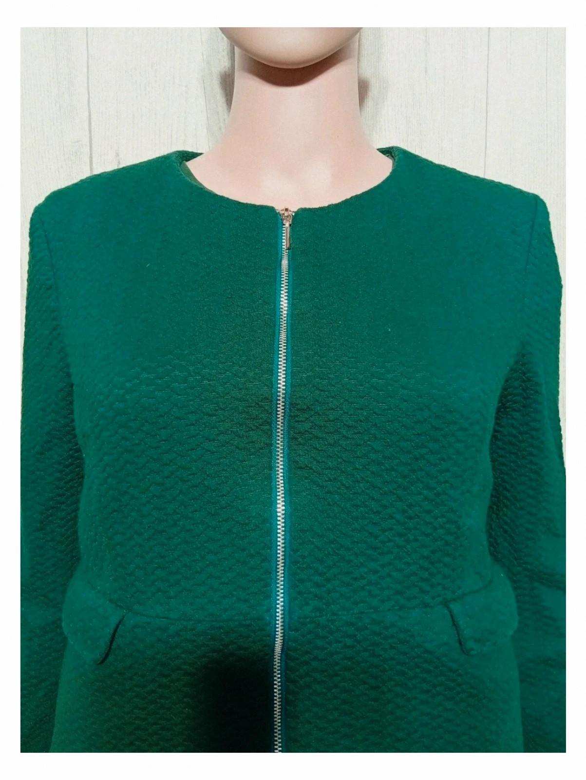 Blazer femme - taille M/38 - camaïeu - couleur vert foncé – Camaïeu – taille M / 38 / 10 2