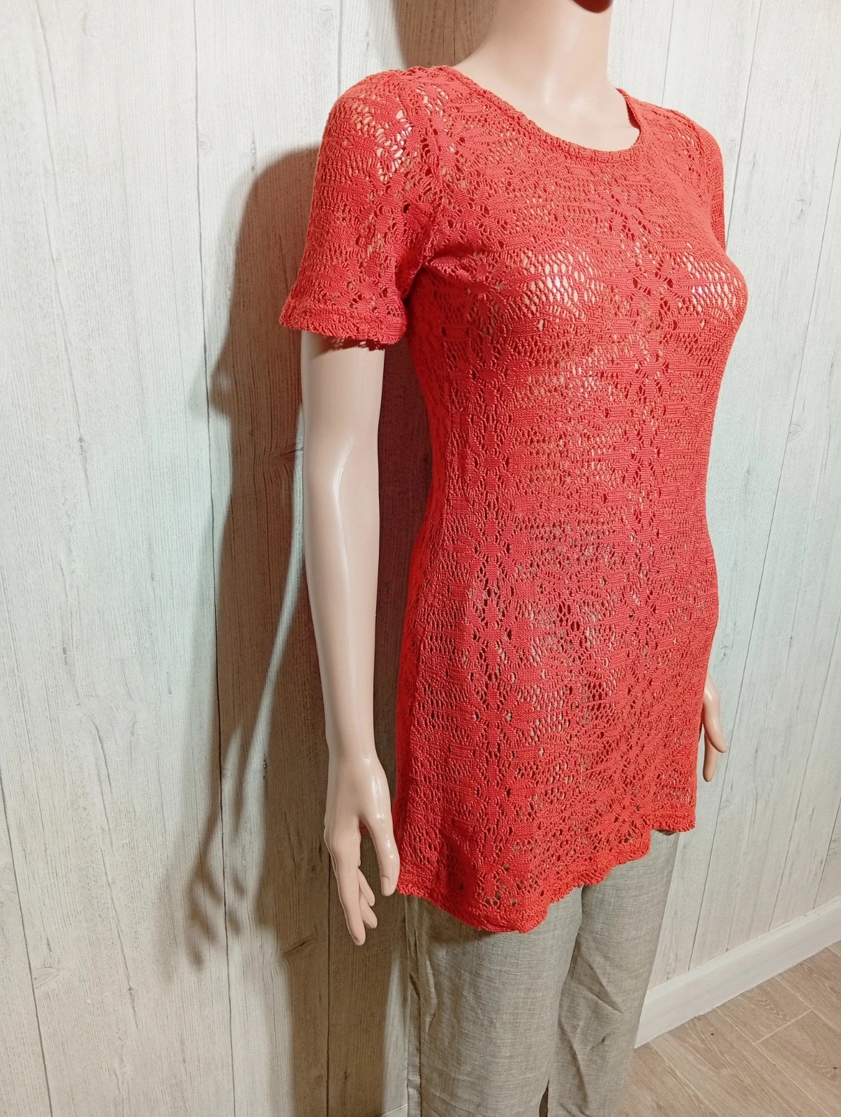 Blouse femme - taille S/36- Jennyfer - couleur corail – Jennyfer – taille S / 36 / 8 4