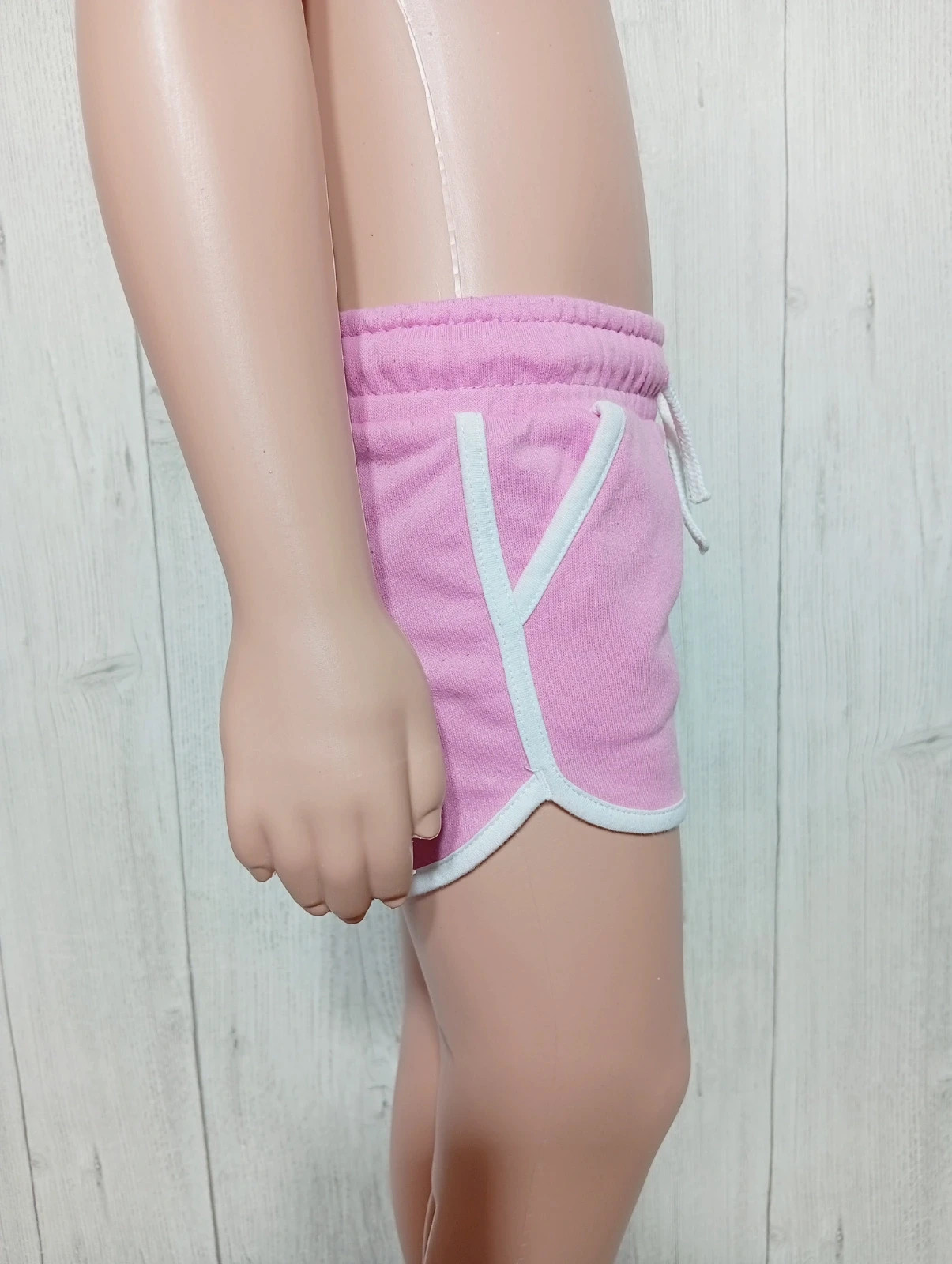 Short fille - taille 1/2 ans (92 cm) - primark - couleur rose et blanc – Primark – taille 24-36 mois / 92 cm 4