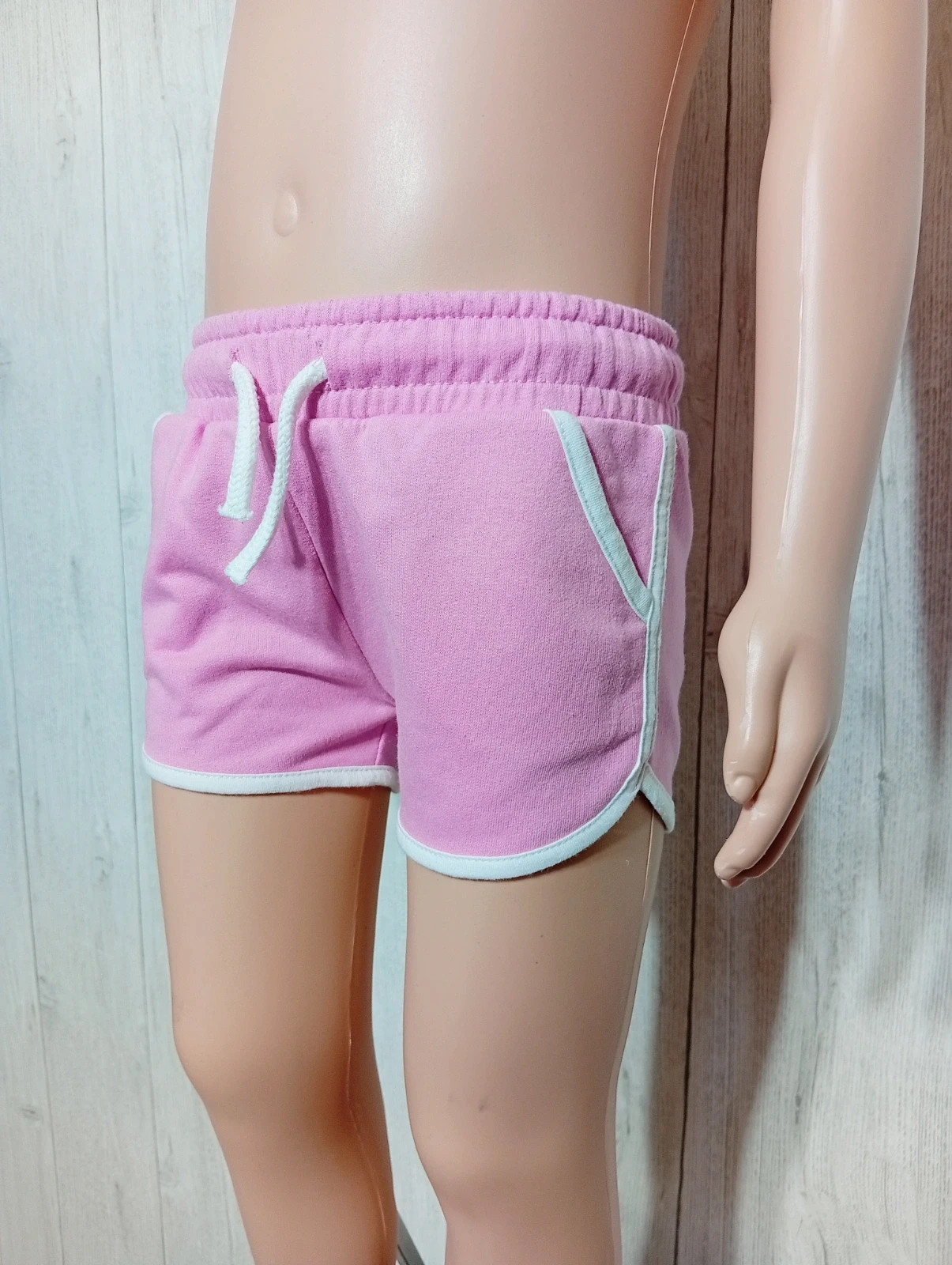 Short fille - taille 1/2 ans (92 cm) - primark - couleur rose et blanc – Primark – taille 24-36 mois / 92 cm 3