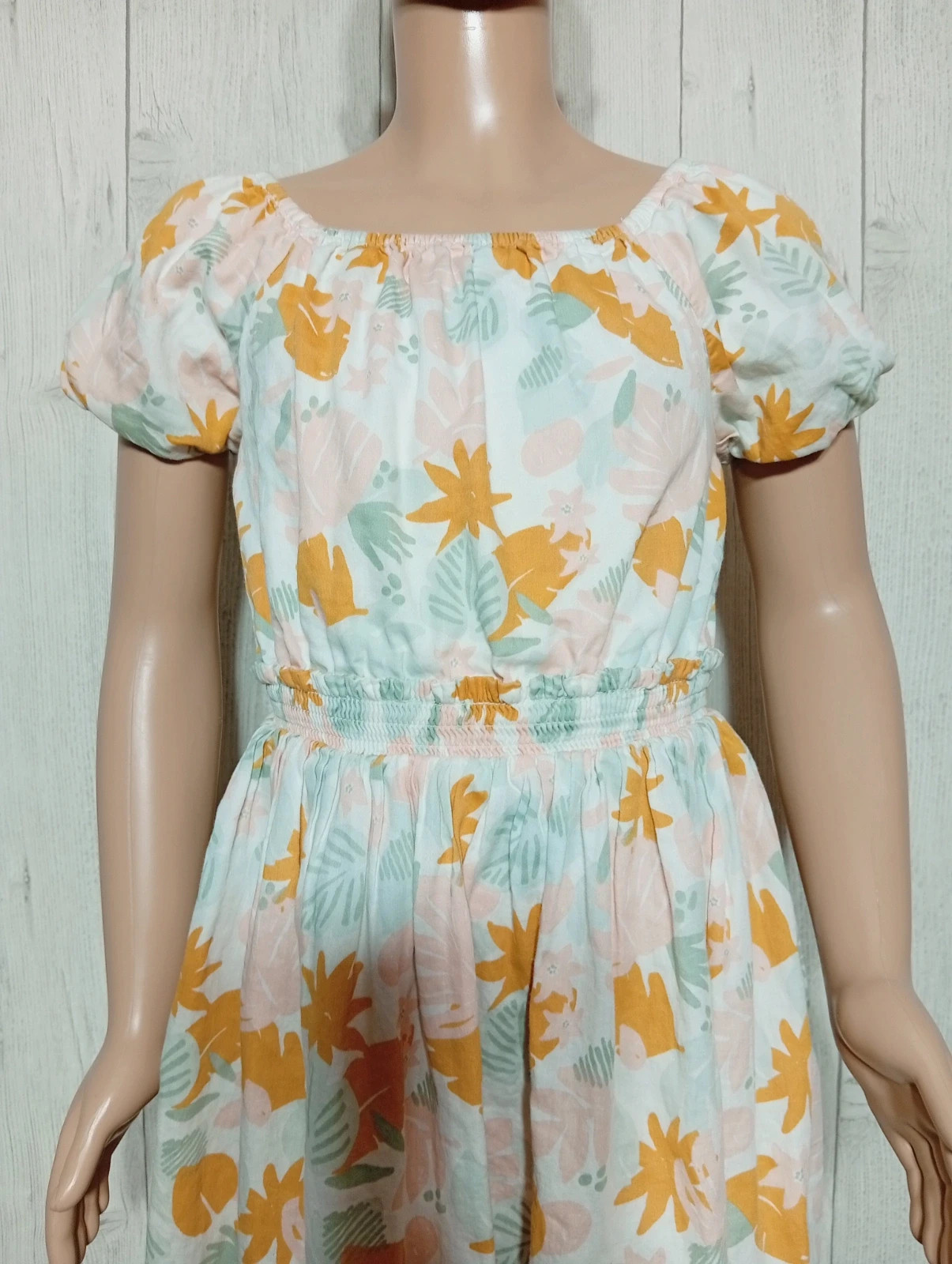 Robe imprimé a motif - taille 8 ans (128 cm) - tape a l'oeil - couleur blanc multicolore – Tape à l'œil – taille 8 ans / 128 cm 2