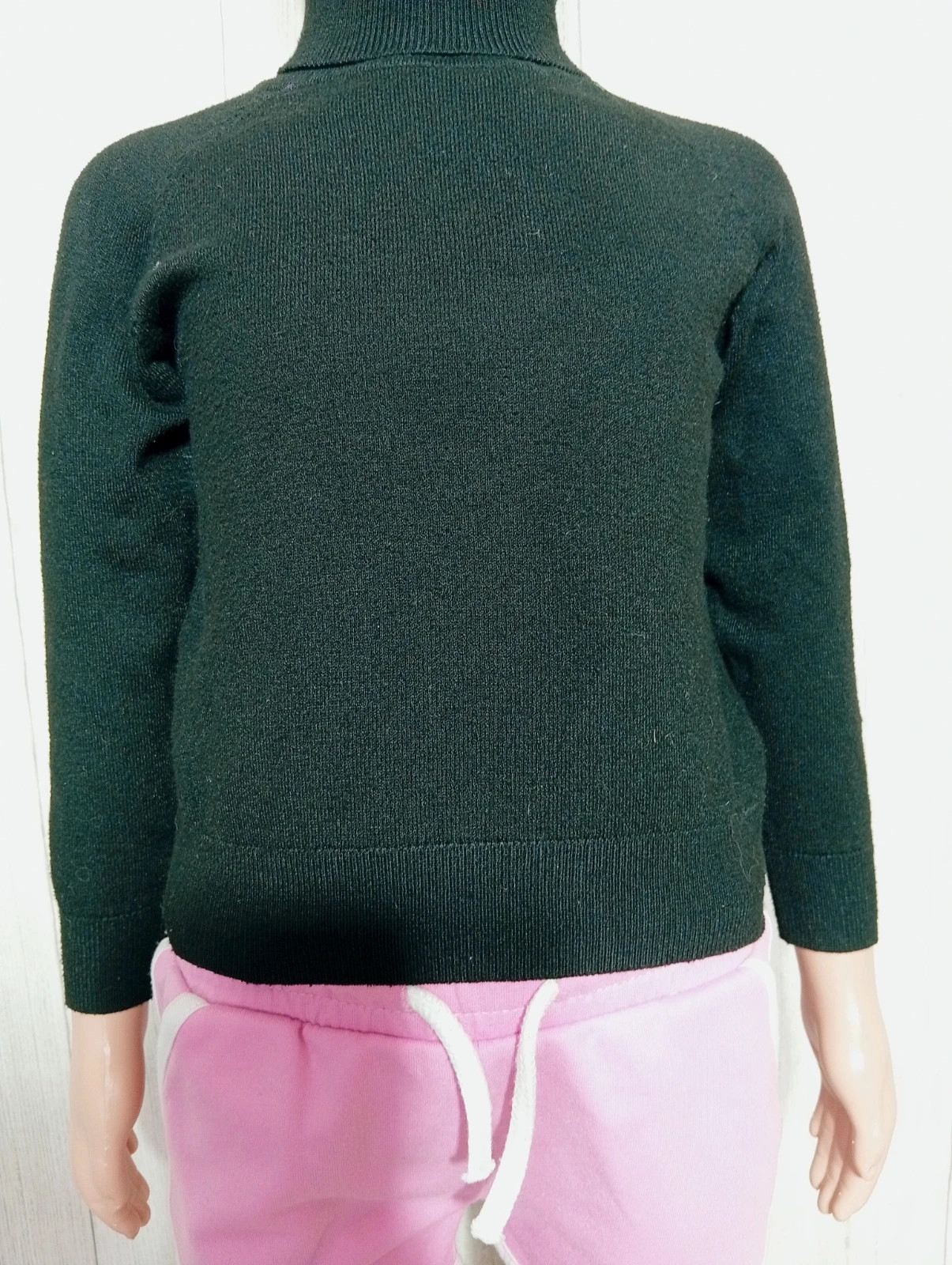 Pull a col roulé fille - taille 3/4 ans (104 cm) - primark - couleur noir – Primark – taille 4 ans / 104 cm 3