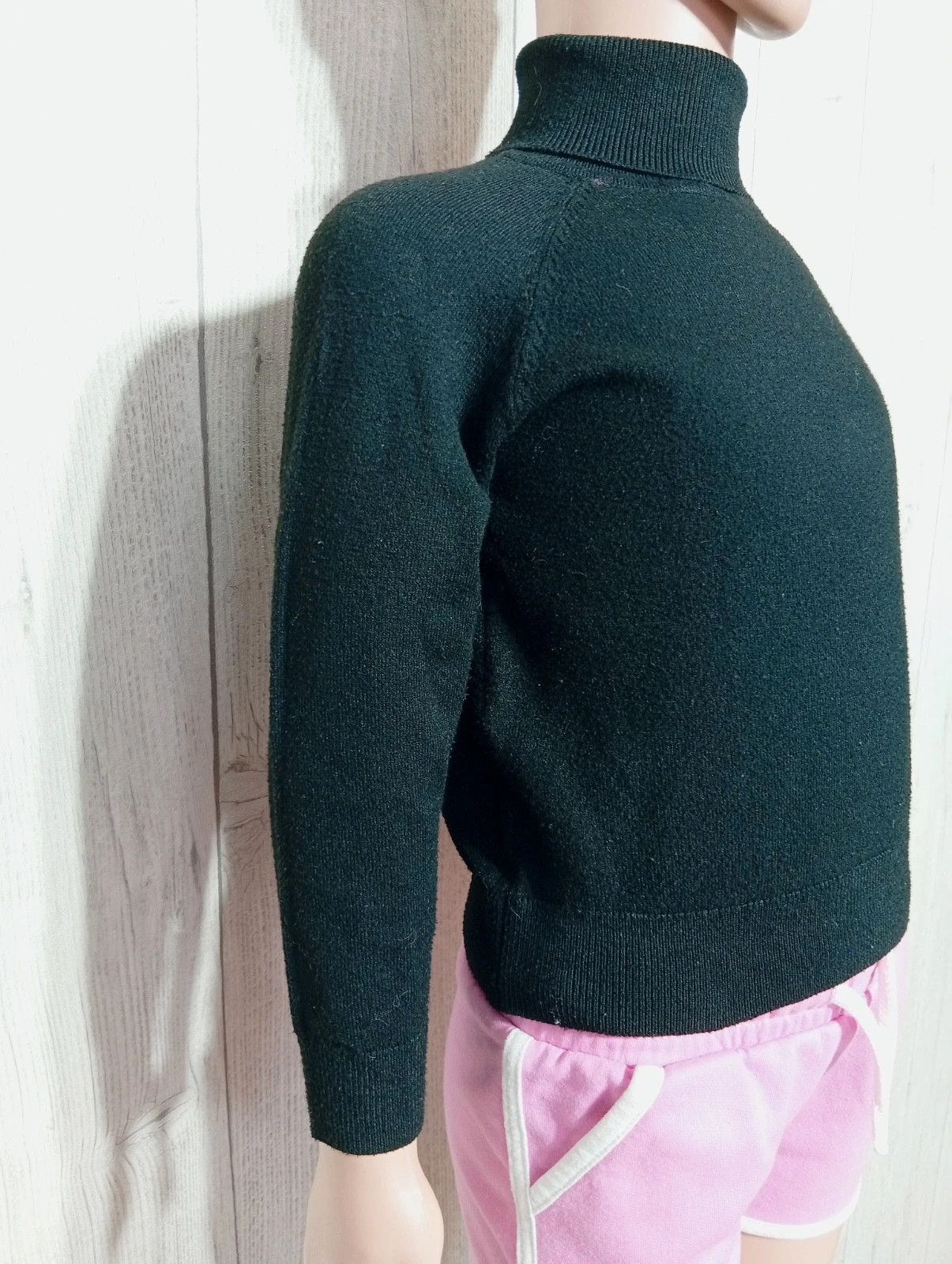 Pull a col roulé fille - taille 3/4 ans (104 cm) - primark - couleur noir – Primark – taille 4 ans / 104 cm 4