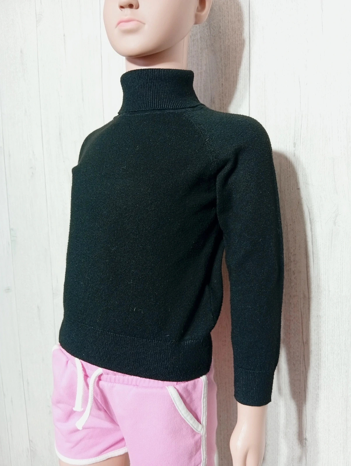 Pull a col roulé fille - taille 3/4 ans (104 cm) - primark - couleur noir – Primark – taille 4 ans / 104 cm 5