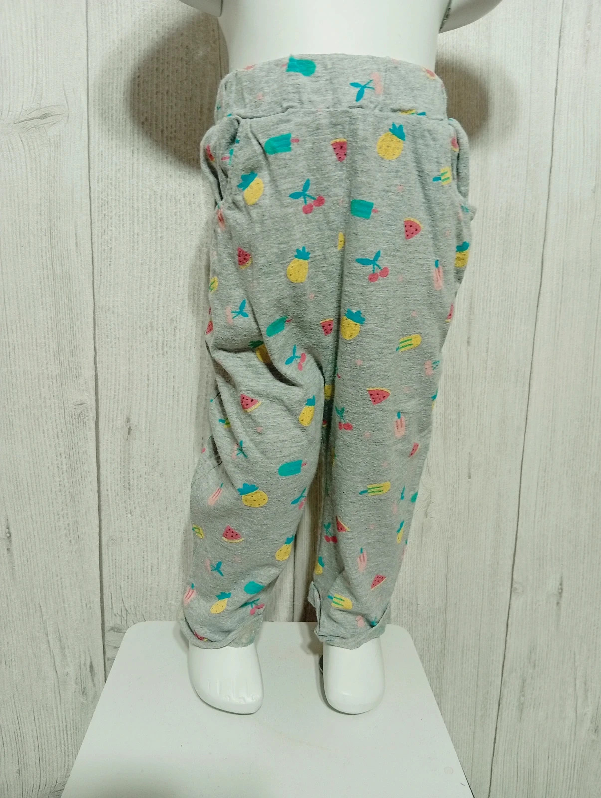 Pantalon fille - 18 mois - kimadi - couleur gris multicolore