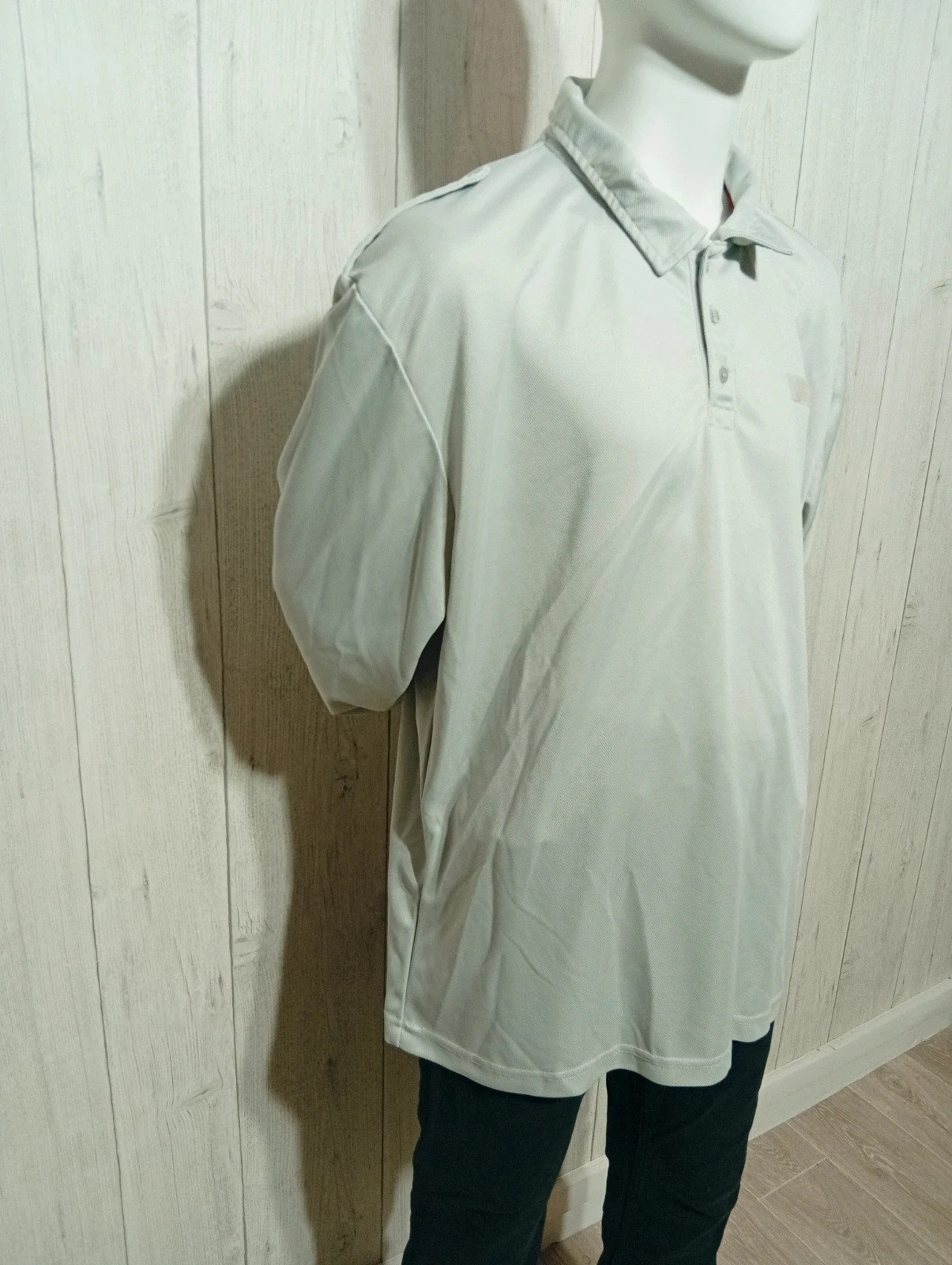 Polo manche longues homme - taille XL/42 - al'x creation - couleur gris – Al'x Création – taille XL 4