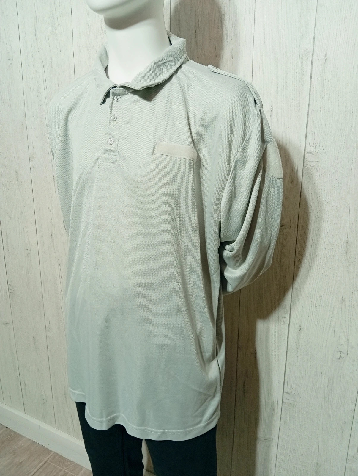 Polo manche longues homme - taille XL/42 - al'x creation - couleur gris – Al'x Création – taille XL 5