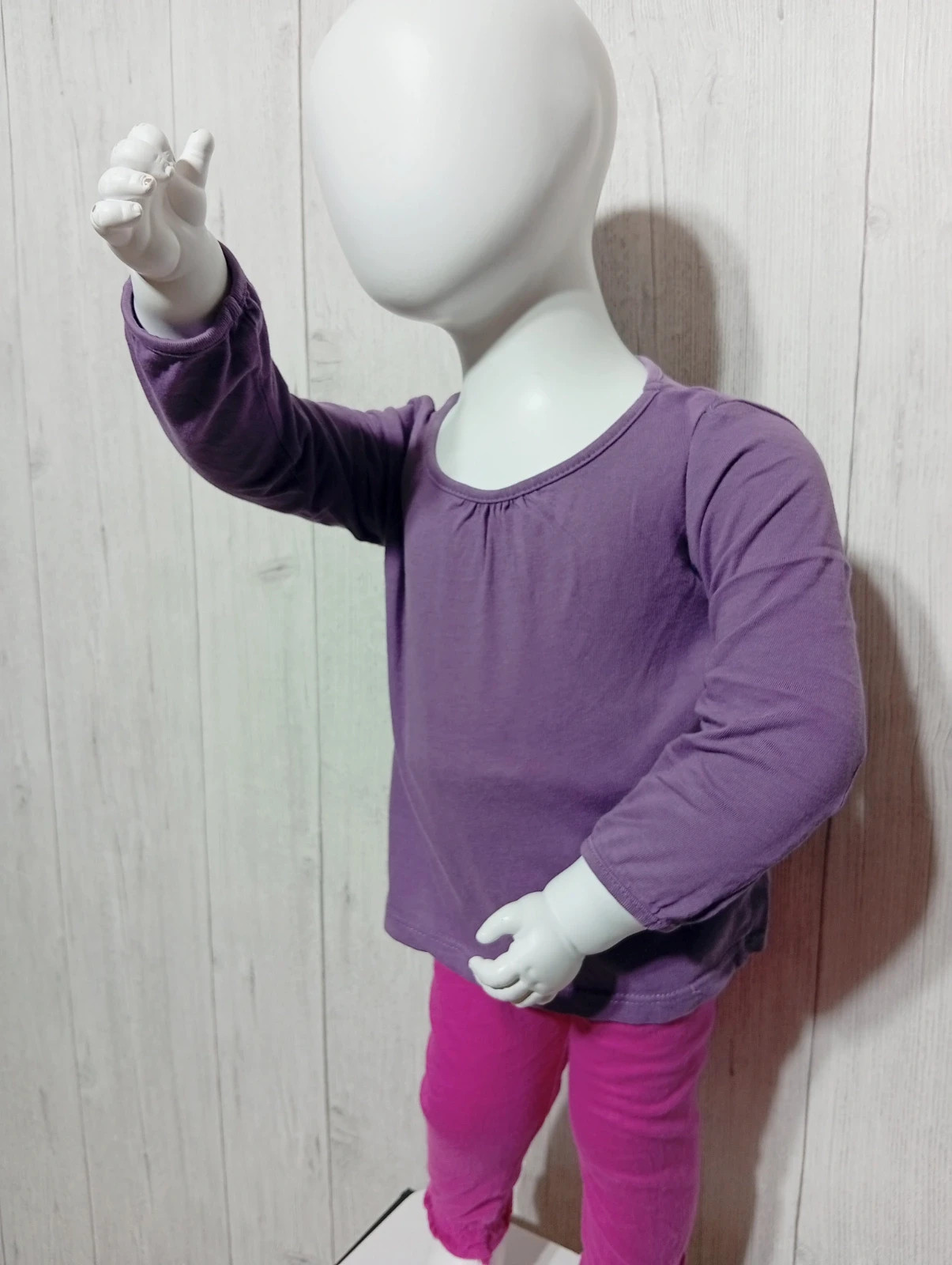 T-shirt manche longues - taille 18 mois (80 cm) -in extenso - couleur violet – In Extenso – taille 12-18 mois / 80 cm 3