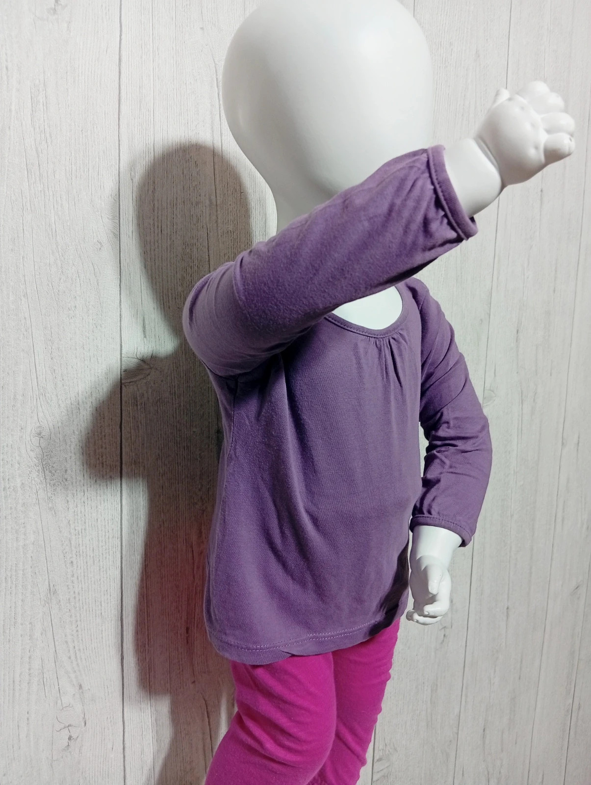 T-shirt manche longues - taille 18 mois (80 cm) -in extenso - couleur violet – In Extenso – taille 12-18 mois / 80 cm 2