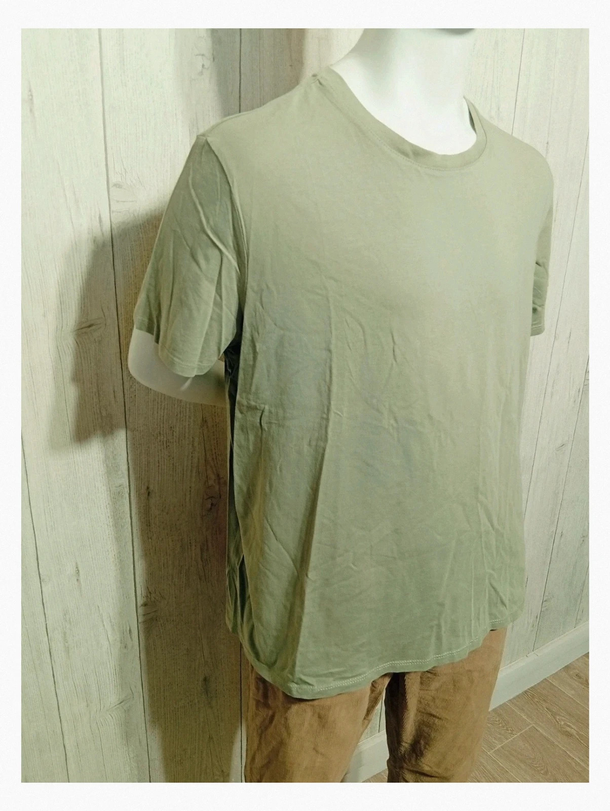 T-shirt manche unis manche courte - taille XL/42 - Kiabi - couleur menthe vert – Kiabi – taille XL 4