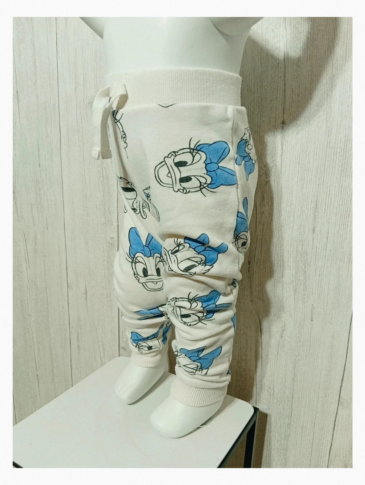 Pantalon fille daisy - taille 18/24 mois (92 cm) - Disney - couleur creme bleu – Disney – taille 24-36 mois / 92 cm 3