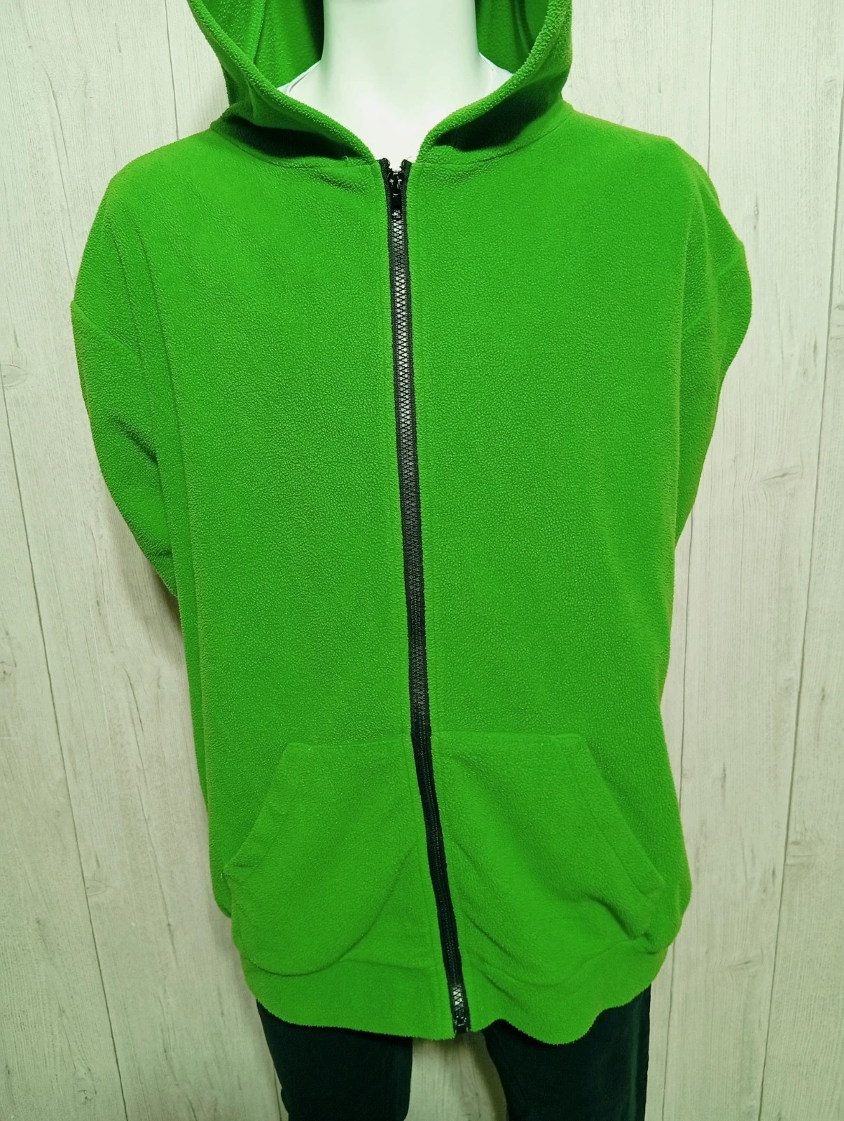 Veste polaire a capuche homme-taille L/40-romwe-couleur vert – Romwe – taille L 3