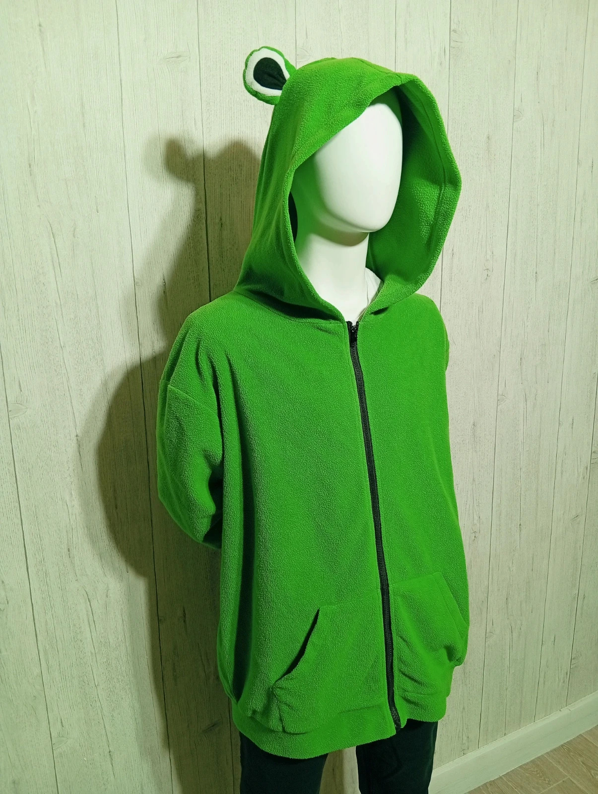 Veste polaire a capuche homme-taille L/40-romwe-couleur vert – Romwe – taille L 4