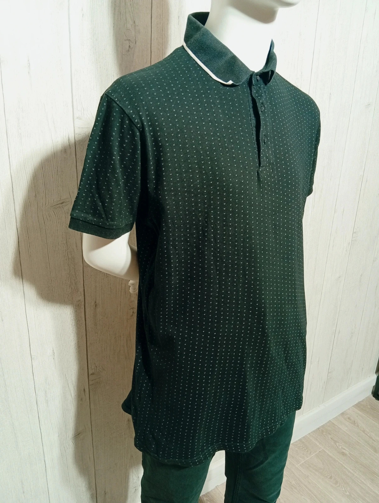 Polo homme - taille XL/42 - smog - couleur noir blanc – SMOG – taille XL 4