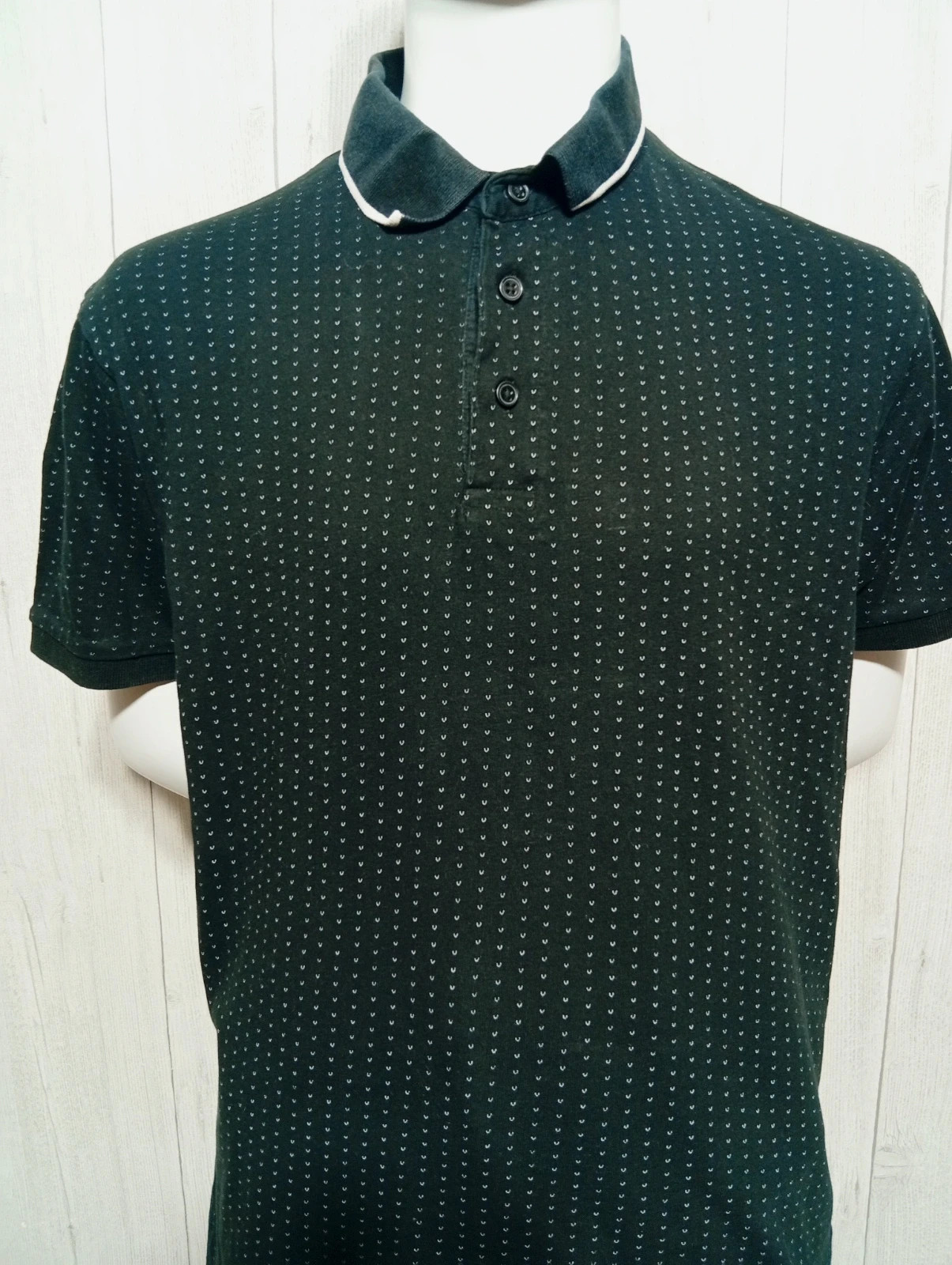 Polo homme - taille XL/42 - smog - couleur noir blanc – SMOG – taille XL 2