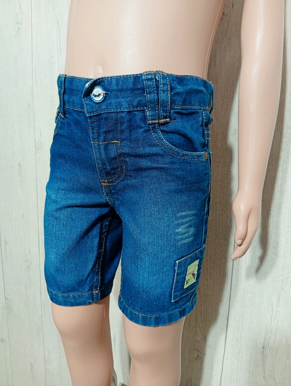 Short en jean garçon - taille 3 ans (98 cm) - sergent major - couleur marine – Sergent Major – taille 3 ans / 98 cm 3