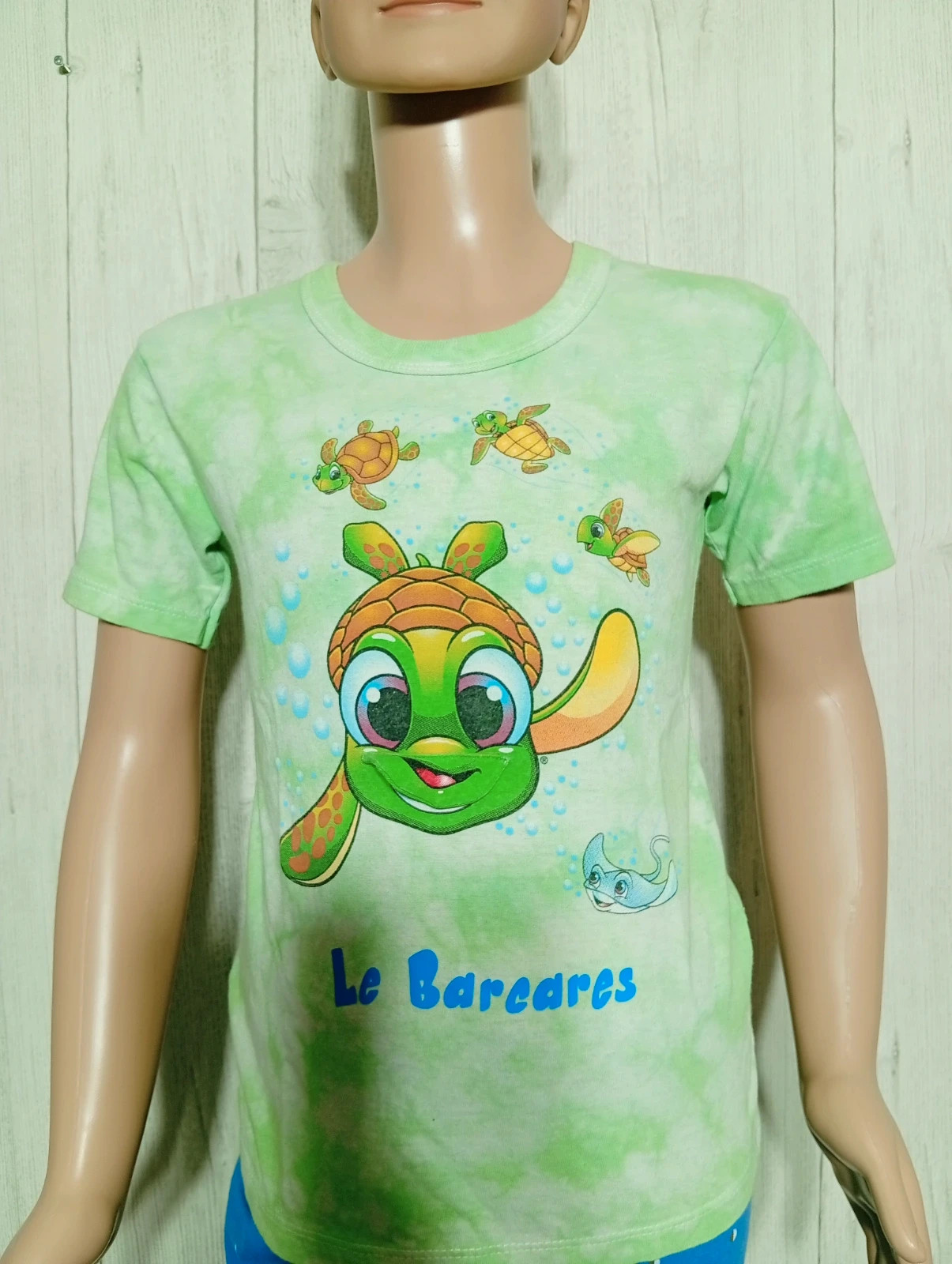 T-shirt imprimé manche courte - taille 8 ans - tropic- couleur menthe vert – Tropic – taille 8 ans / 128 cm 2