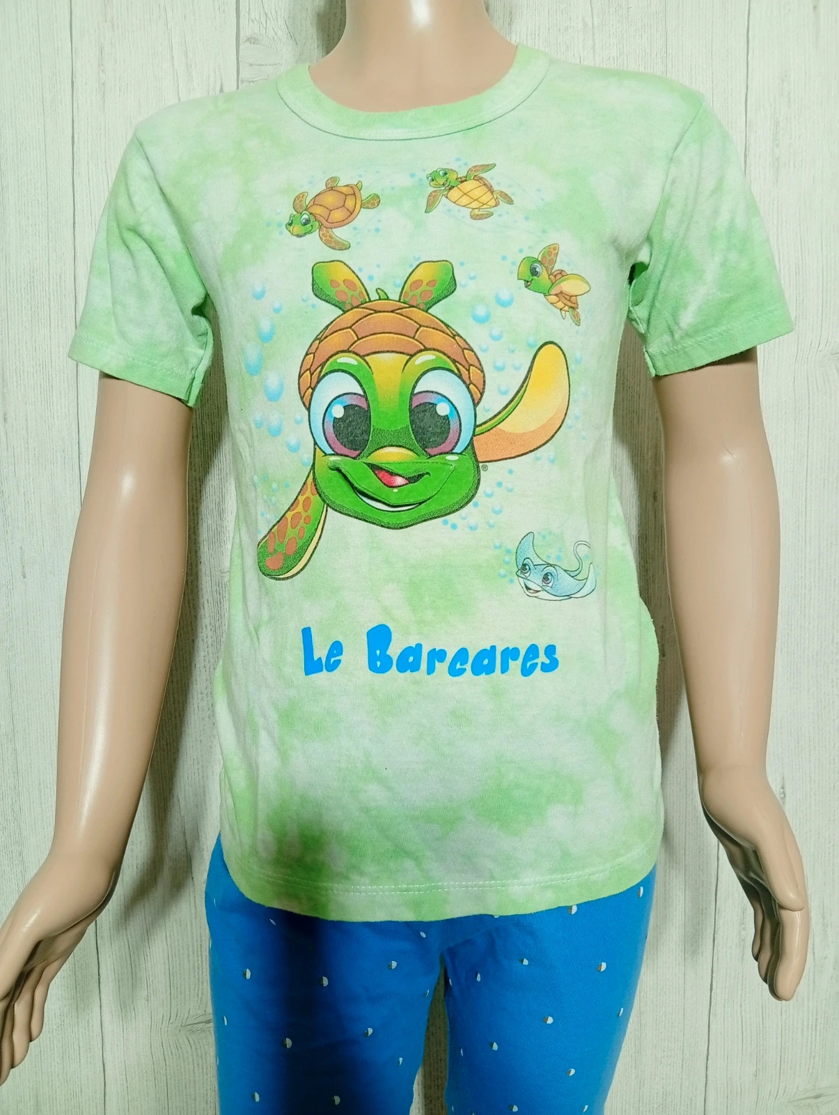 T-shirt imprimé manche courte - taille 8 ans - tropic- couleur menthe vert – Tropic – taille 8 ans / 128 cm 3