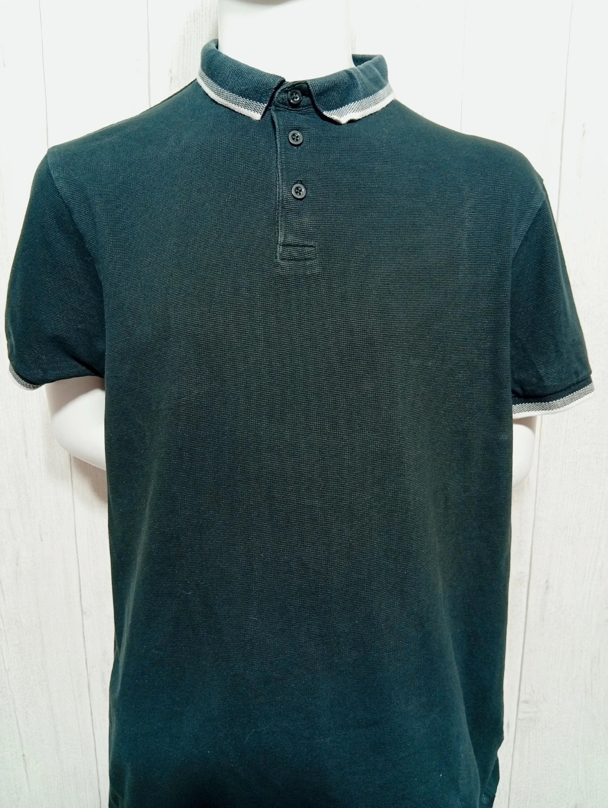 Polo unis homme - taille XL/42 - primark - couleur noir gris blanc – Primark – taille XL 2