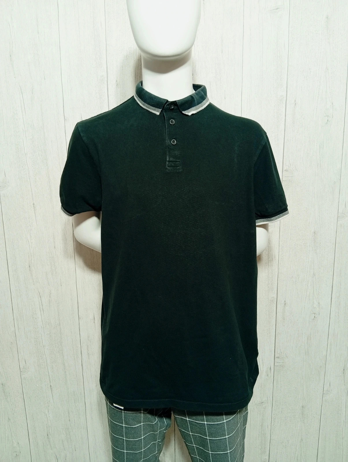 Polo unis homme - taille XL/42 - primark - couleur noir gris blanc – Primark – taille XL