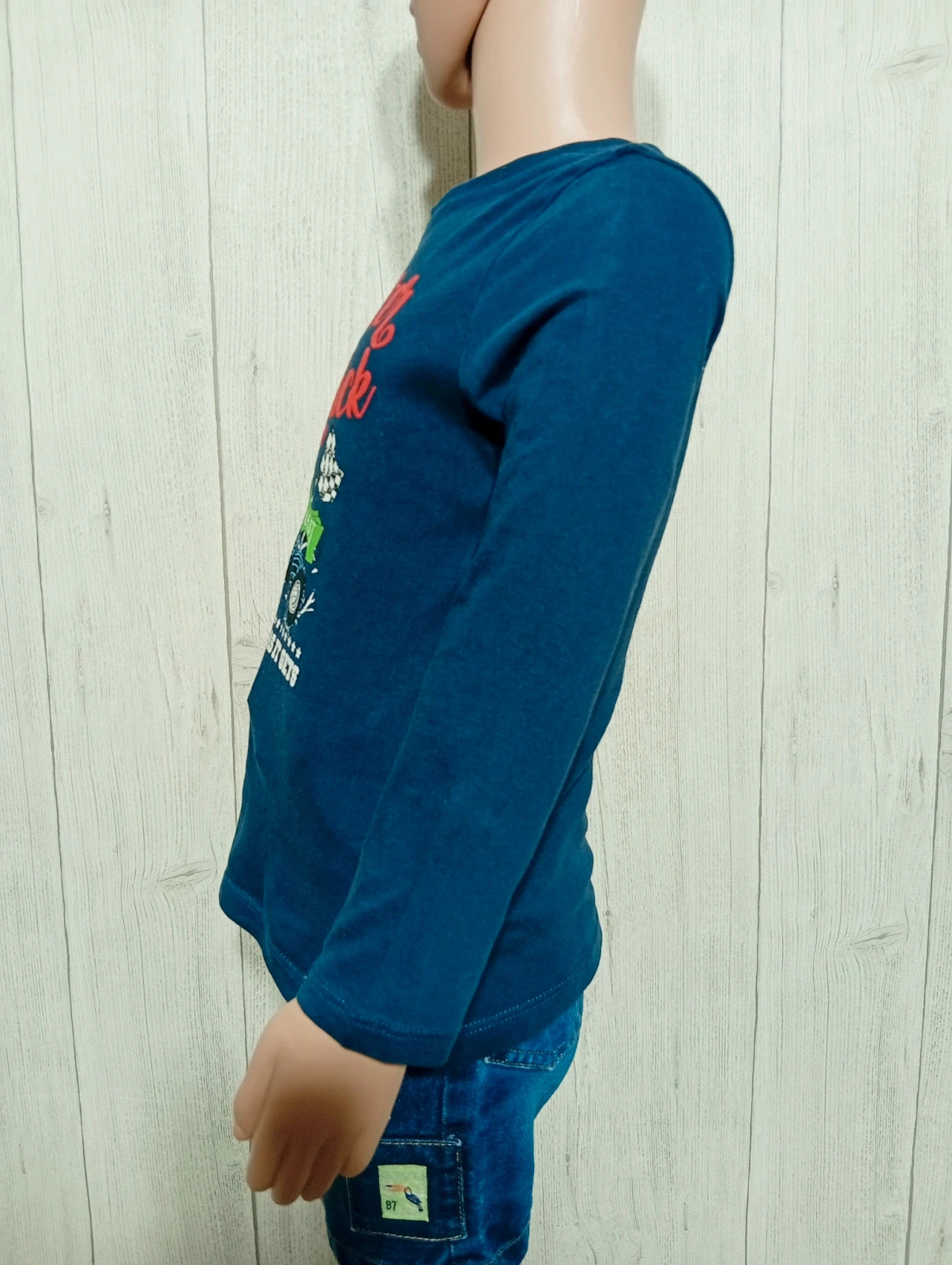 T-shirt imprimé manche longue - taille 3/4 ans - tex - couleur marine et multicolore – TEX – taille 3 ans / 98 cm 5