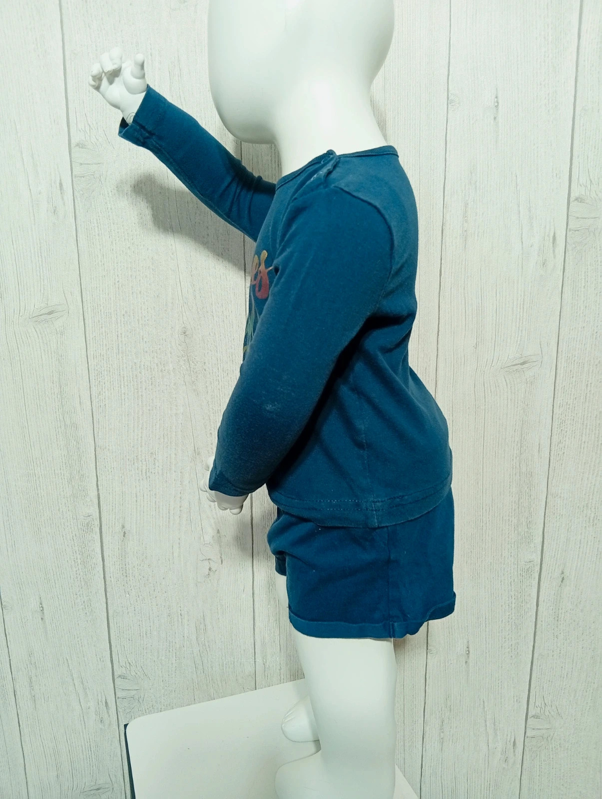 Ensemble 2 pieces fille - taille 18 mois (80 cm) - Bout'chou - couleur marine multicolore – Bout'chou – taille 12-18 mois / 80 cm 5