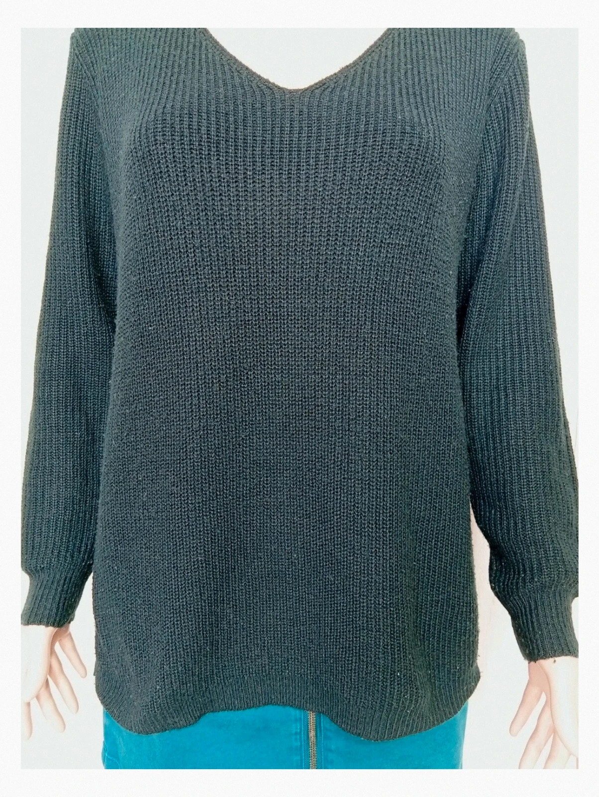 Pull noir - Allyson collection - taille unique - femme – Allyson Collection – taille Taille unique 3