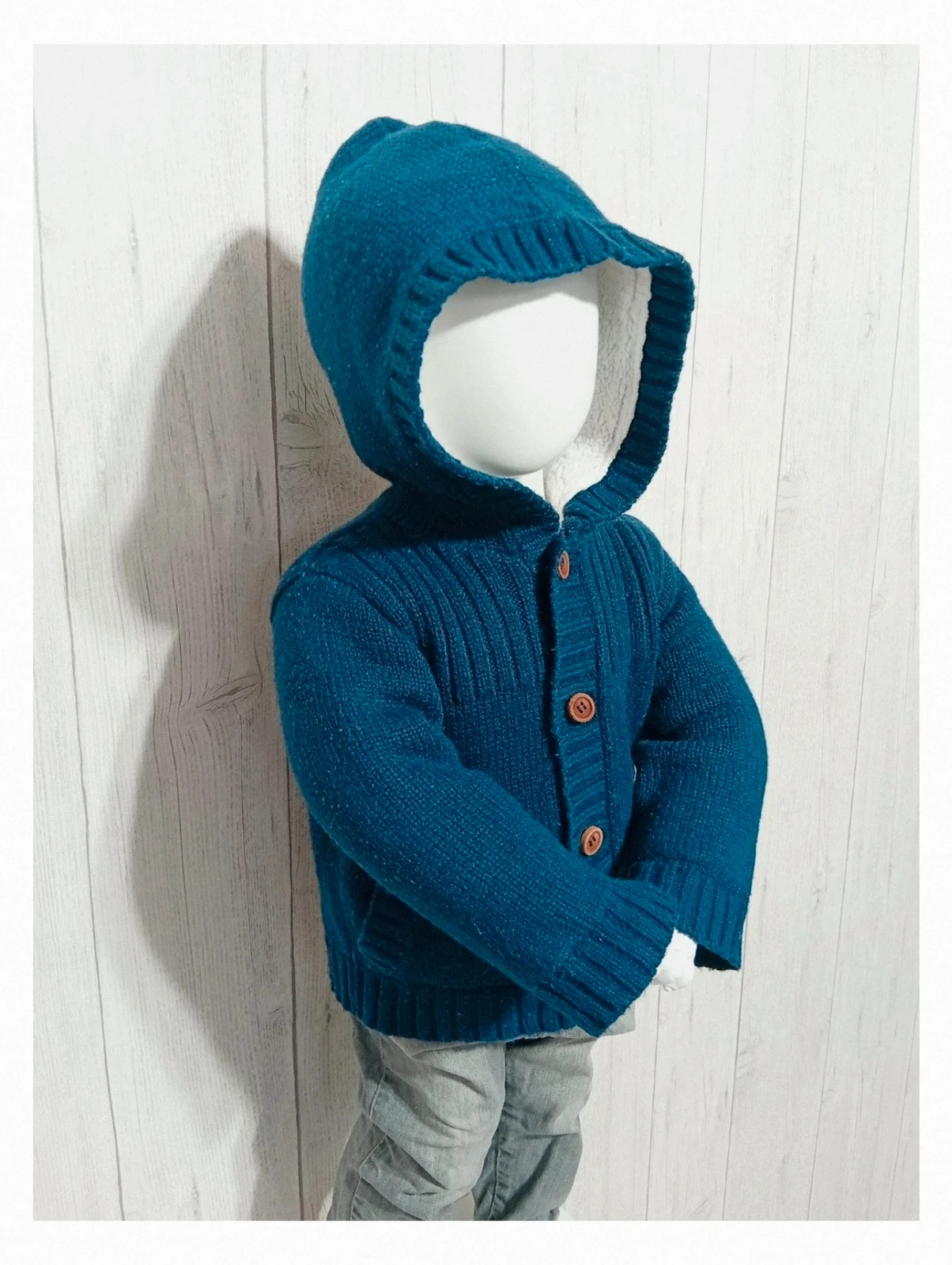 Gilet garçon - taille 18 mois - tissaia -couleur marine – Tissaia – taille 18-24 mois / 86 cm 4