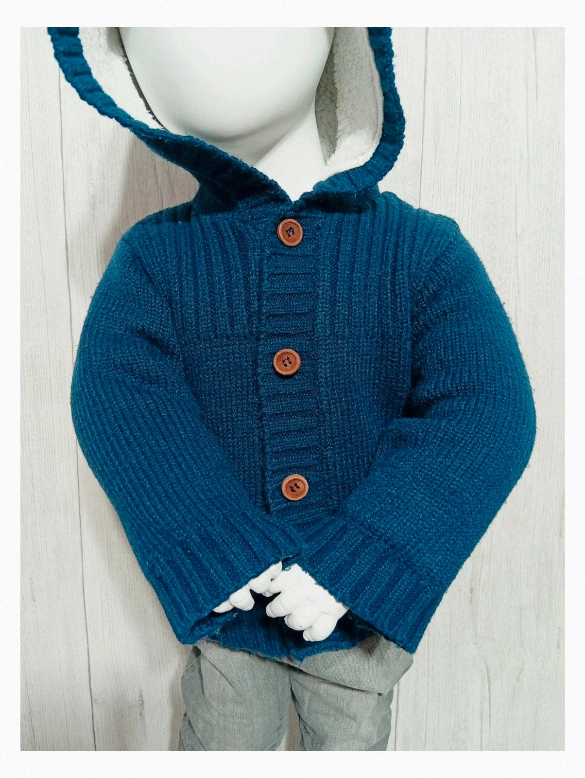 Gilet garçon - taille 18 mois - tissaia -couleur marine – Tissaia – taille 18-24 mois / 86 cm 3