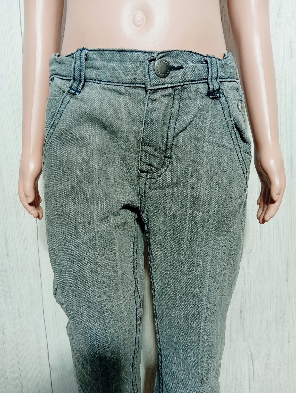 Jeans garçon - taille 4ans (102 cm) - Vertbaudet - couleur gris – Vertbaudet – taille 4 ans / 104 cm 3