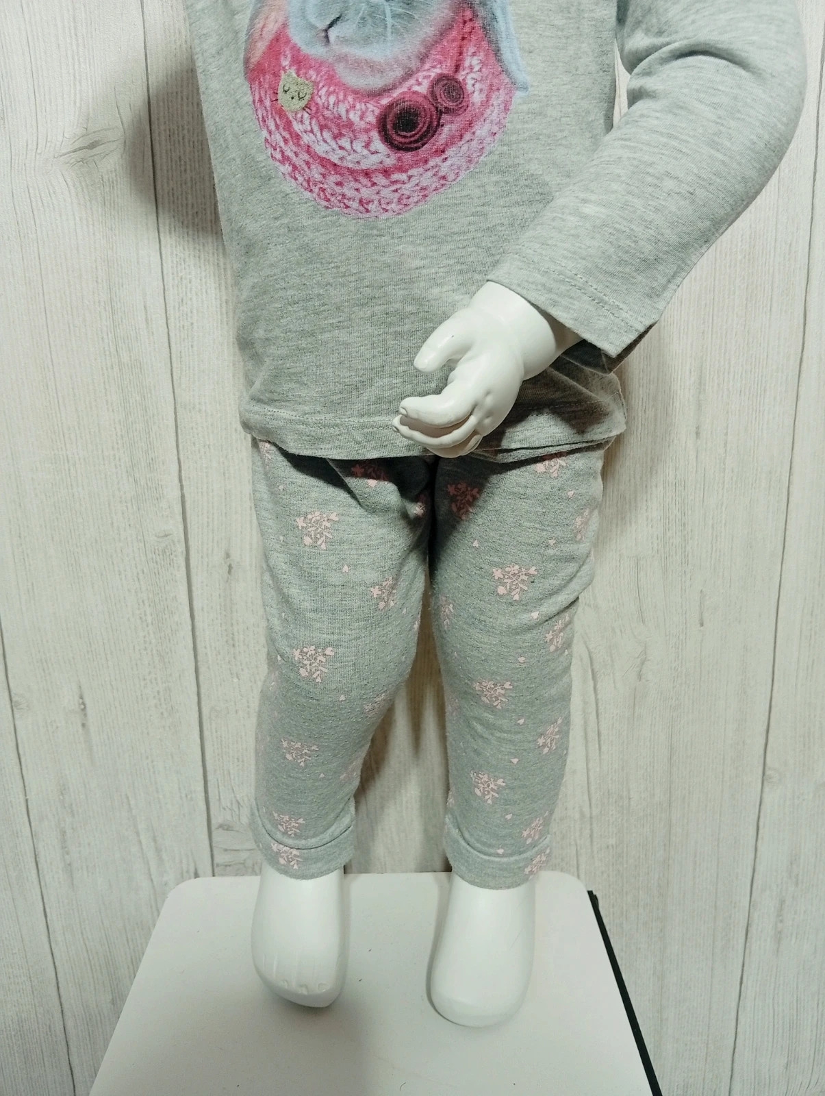 Ensemble 2 pieces fille - taille 18 mois (80 cm) - grain de blé - couleur gris rose – Grain de Blé – taille 12-18 mois / 80 cm 3