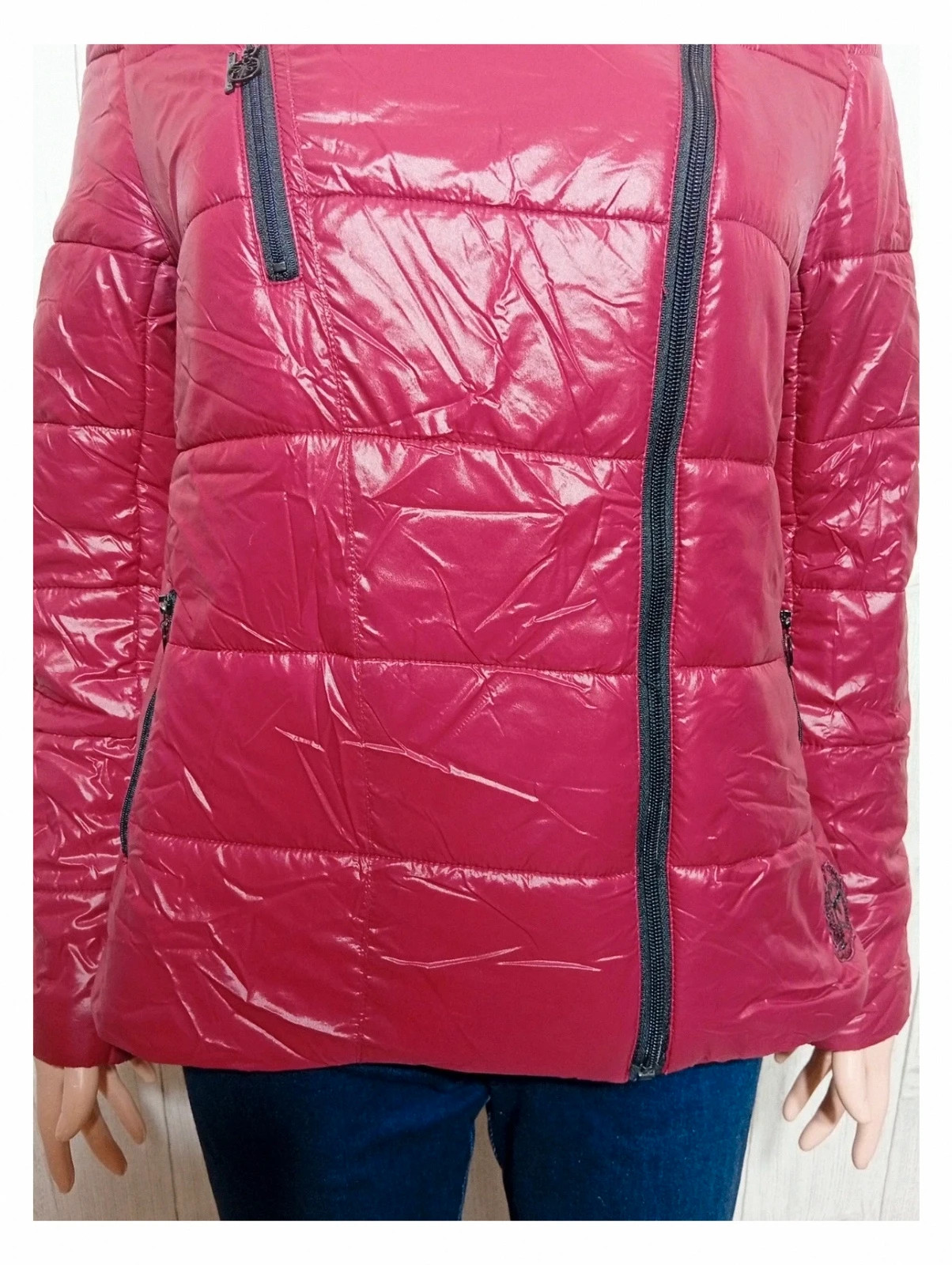 Doudoune femme - taille M/38 - La Mode est a vous - couleur bordeaux e – La Mode Est À Vous – taille M / 38 / 10 3