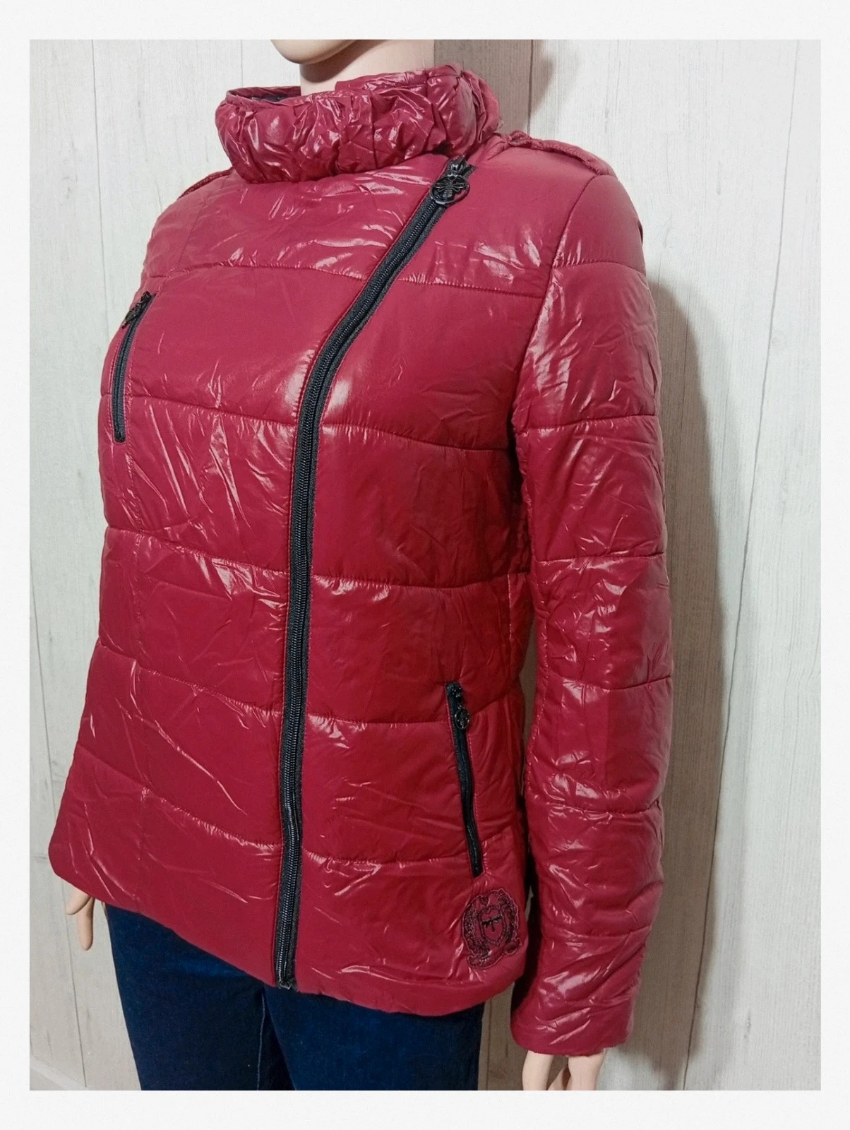 Doudoune femme - taille M/38 - La Mode est a vous - couleur bordeaux e – La Mode Est À Vous – taille M / 38 / 10 5