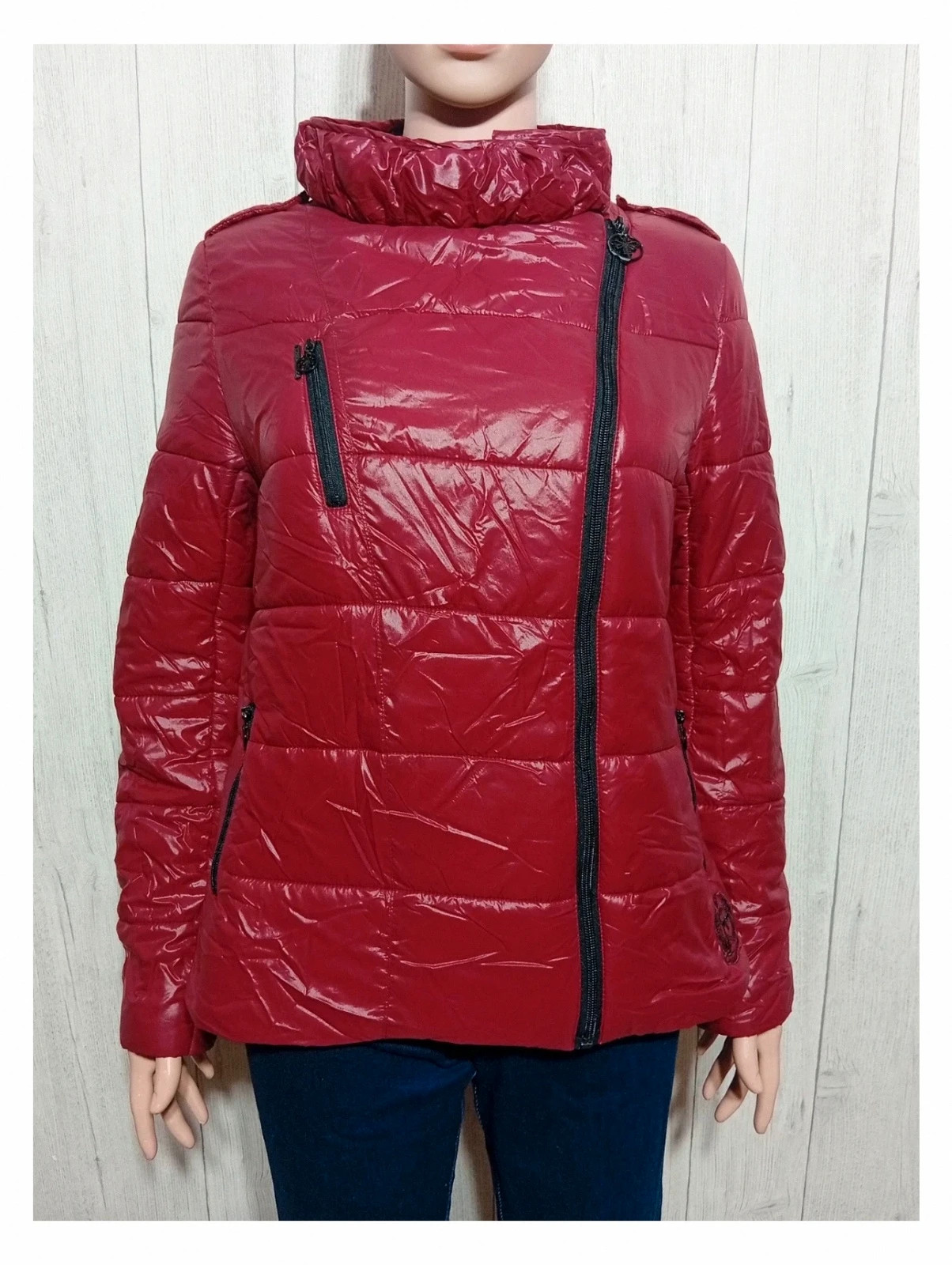 Doudoune femme - taille M/38 - La Mode est a vous - couleur bordeaux e – La Mode Est À Vous – taille M / 38 / 10