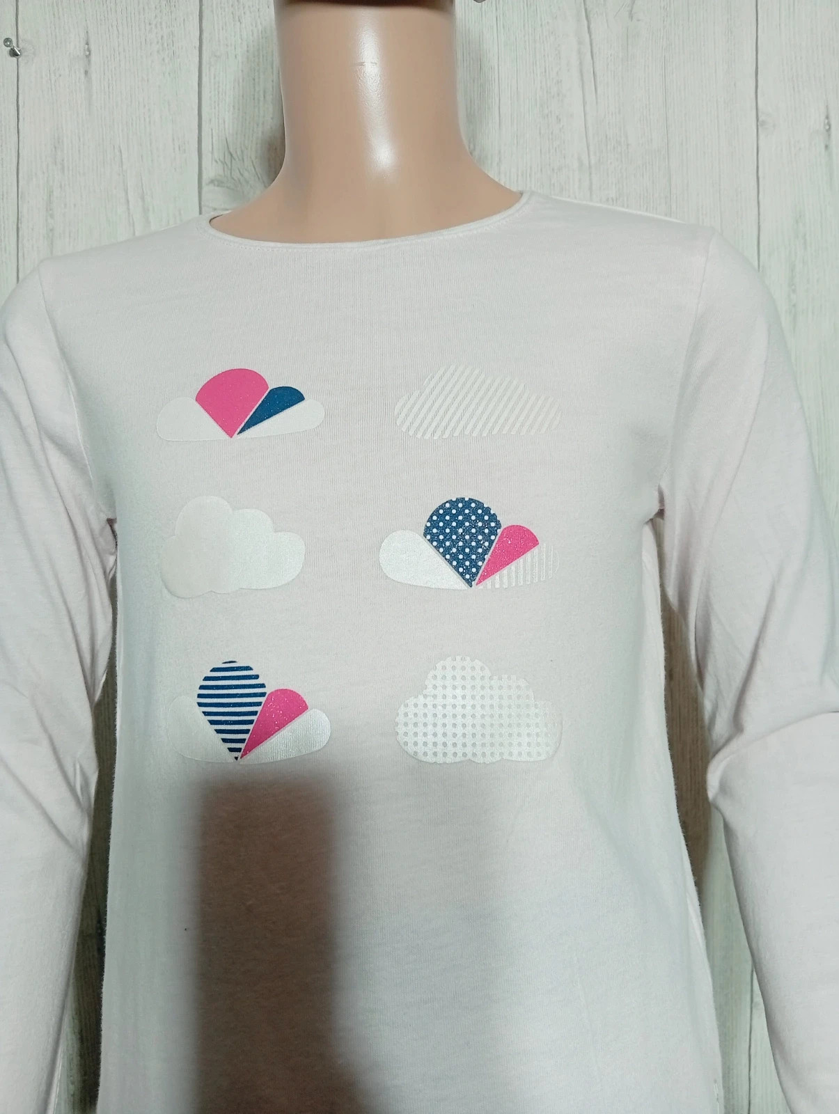 T-shirt imprimé manches longues fille- taille 8 ans (128 cm) - okaidi - couleur rose fushia – Okaïdi – taille 8 ans / 128 cm 2