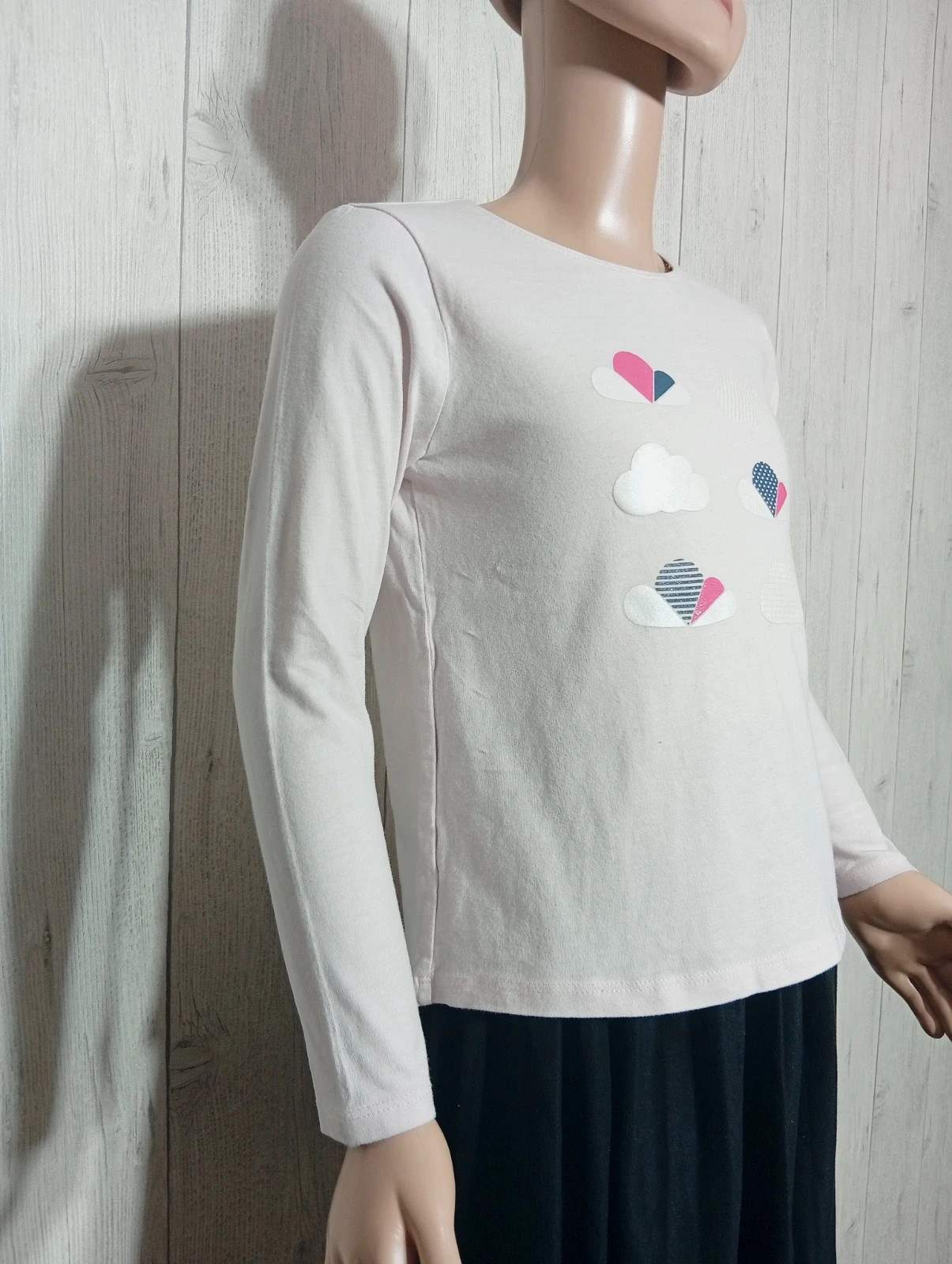 T-shirt imprimé manches longues fille- taille 8 ans (128 cm) - okaidi - couleur rose fushia – Okaïdi – taille 8 ans / 128 cm 4