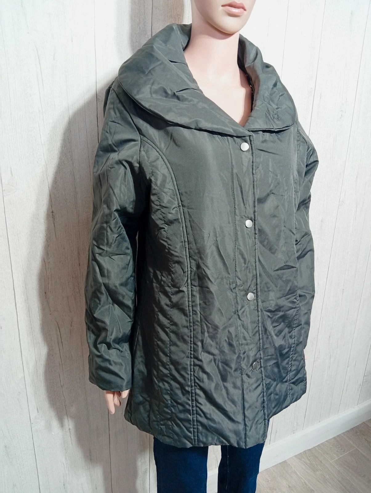 Doudoune femme - taille XL/42 - Anne de Lancay - couleur gris – Anne de Lancay – taille XL / 42 / 14 4