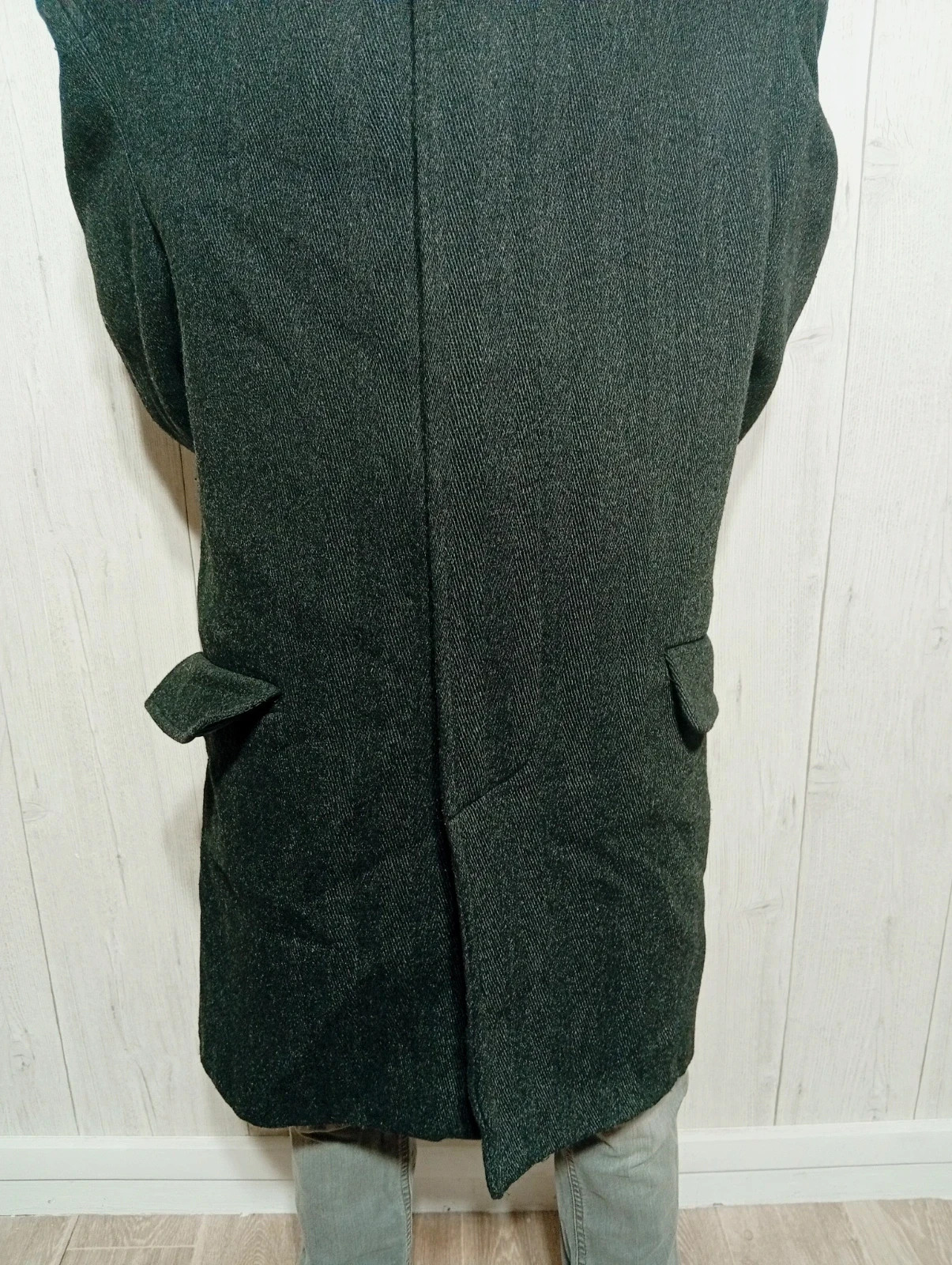 Manteau long homme - taille XL/42 - inextenso- - couleur gris noir – In Extenso – taille XL 3