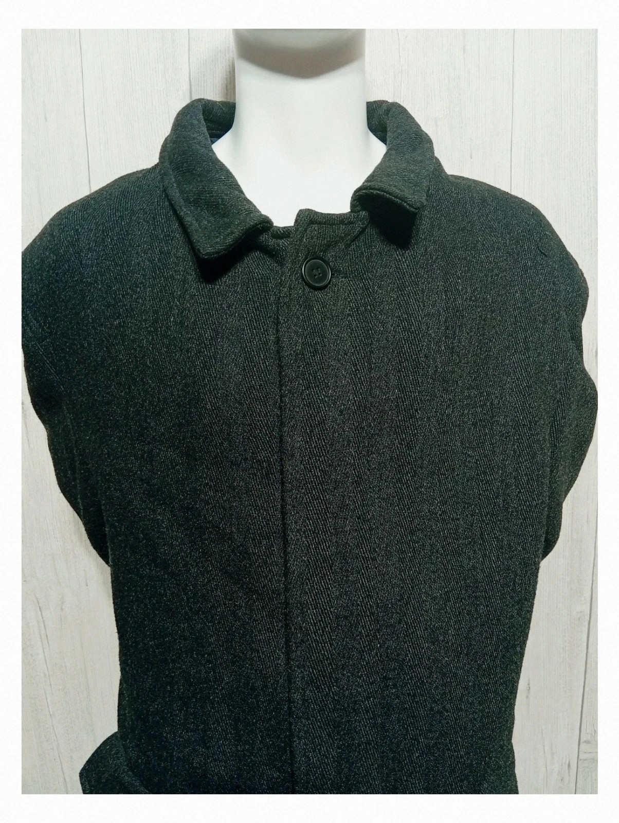 Manteau long homme - taille XL/42 - inextenso- - couleur gris noir – In Extenso – taille XL 2