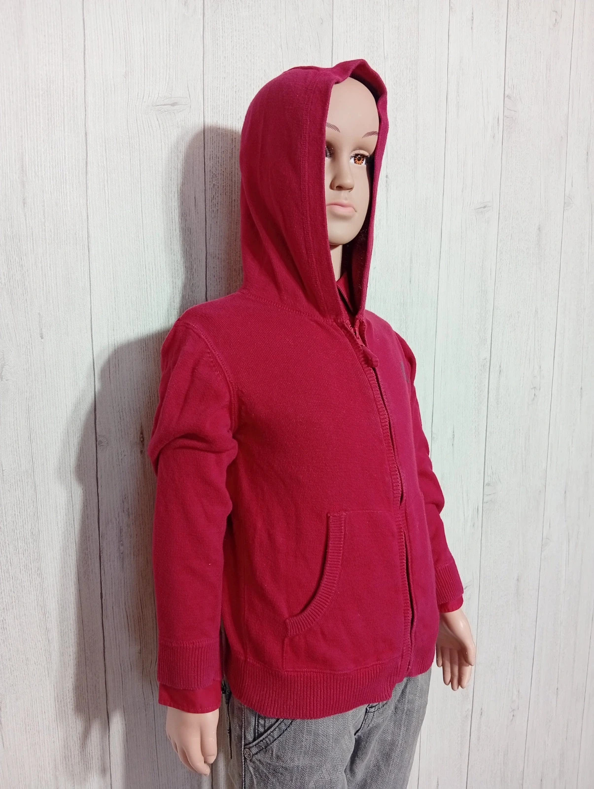 Gilet zippé garcon- taille 4 ans (104 cm) - vertbaudet - couleur rouge – Vertbaudet – taille 4 ans / 104 cm 4