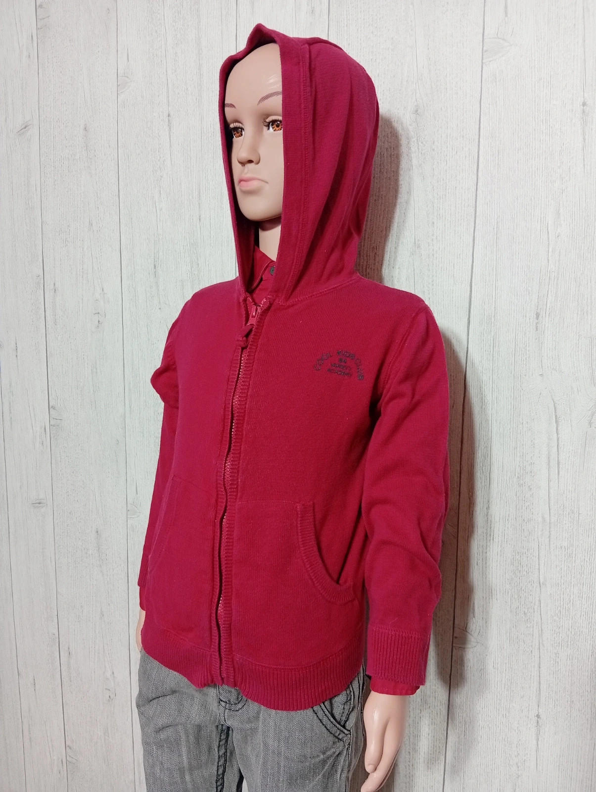 Gilet zippé garcon- taille 4 ans (104 cm) - vertbaudet - couleur rouge – Vertbaudet – taille 4 ans / 104 cm 5