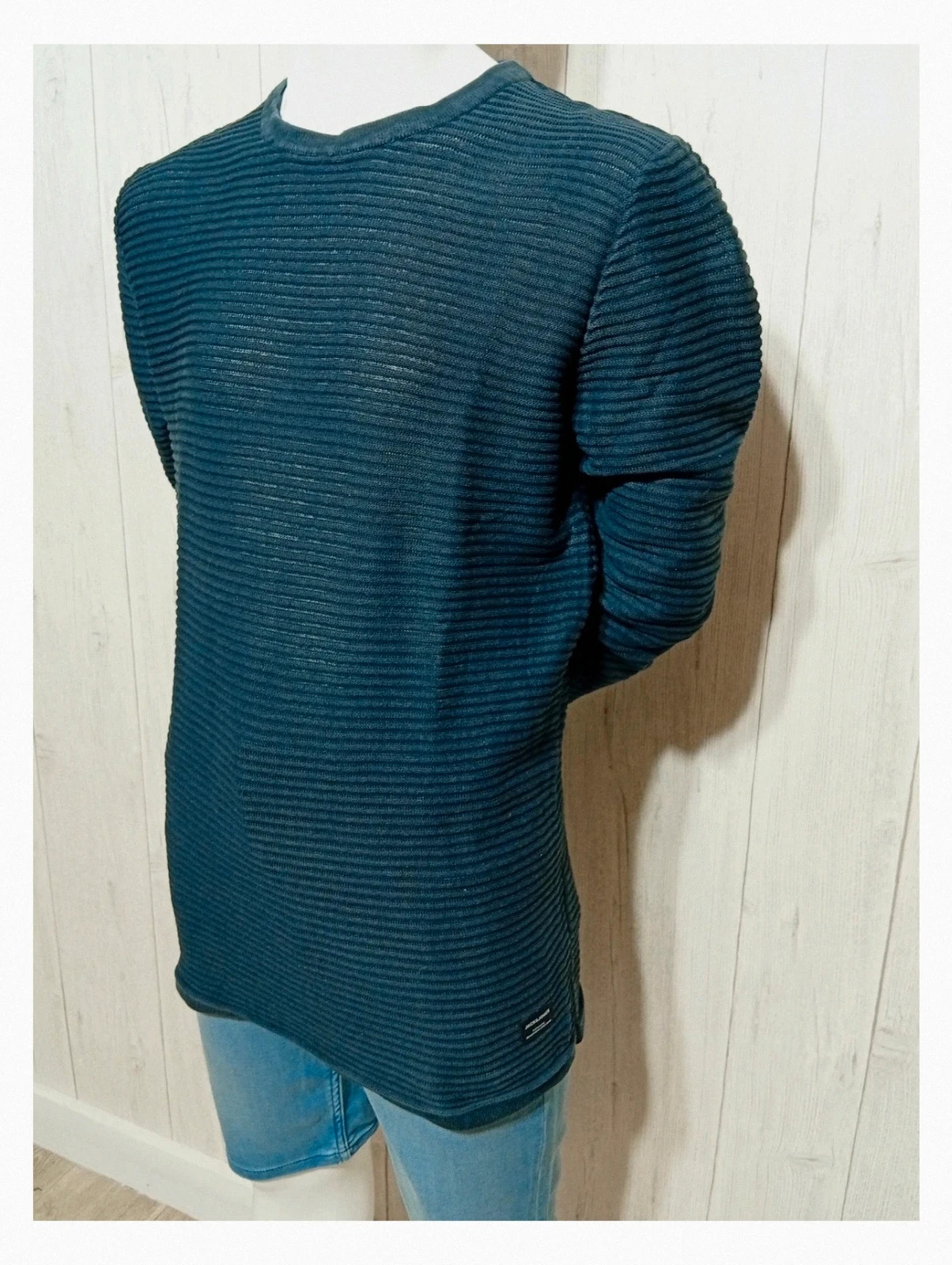 Pull ras de cou homme-taille S/36-jack&jones - couleur marine – Jack & Jones – taille S 5