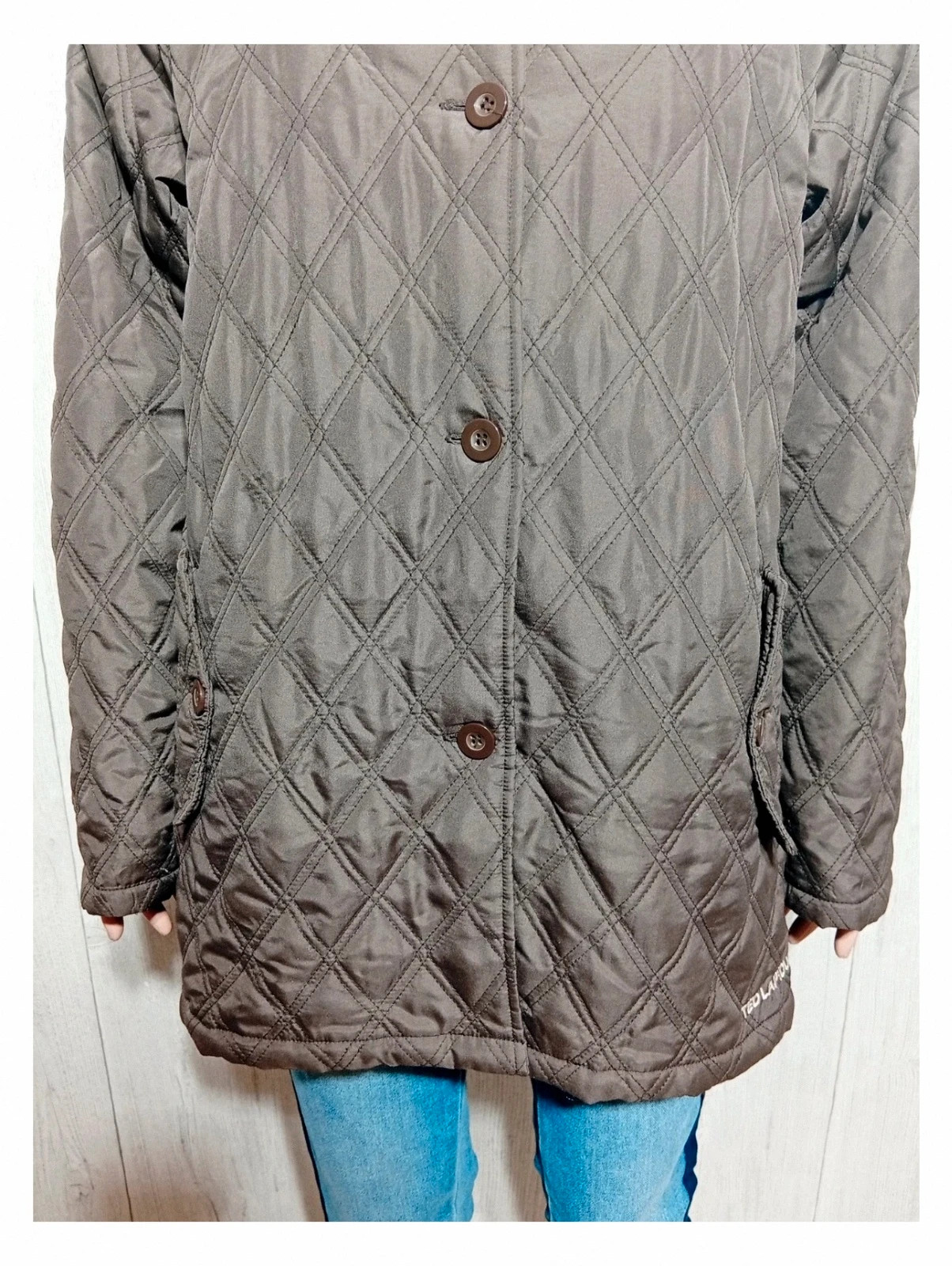 Manteau matelassée - taille 42/44-Ted lapidus- couleur marron – Ted Lapidus – taille XL / 42 / 14 3