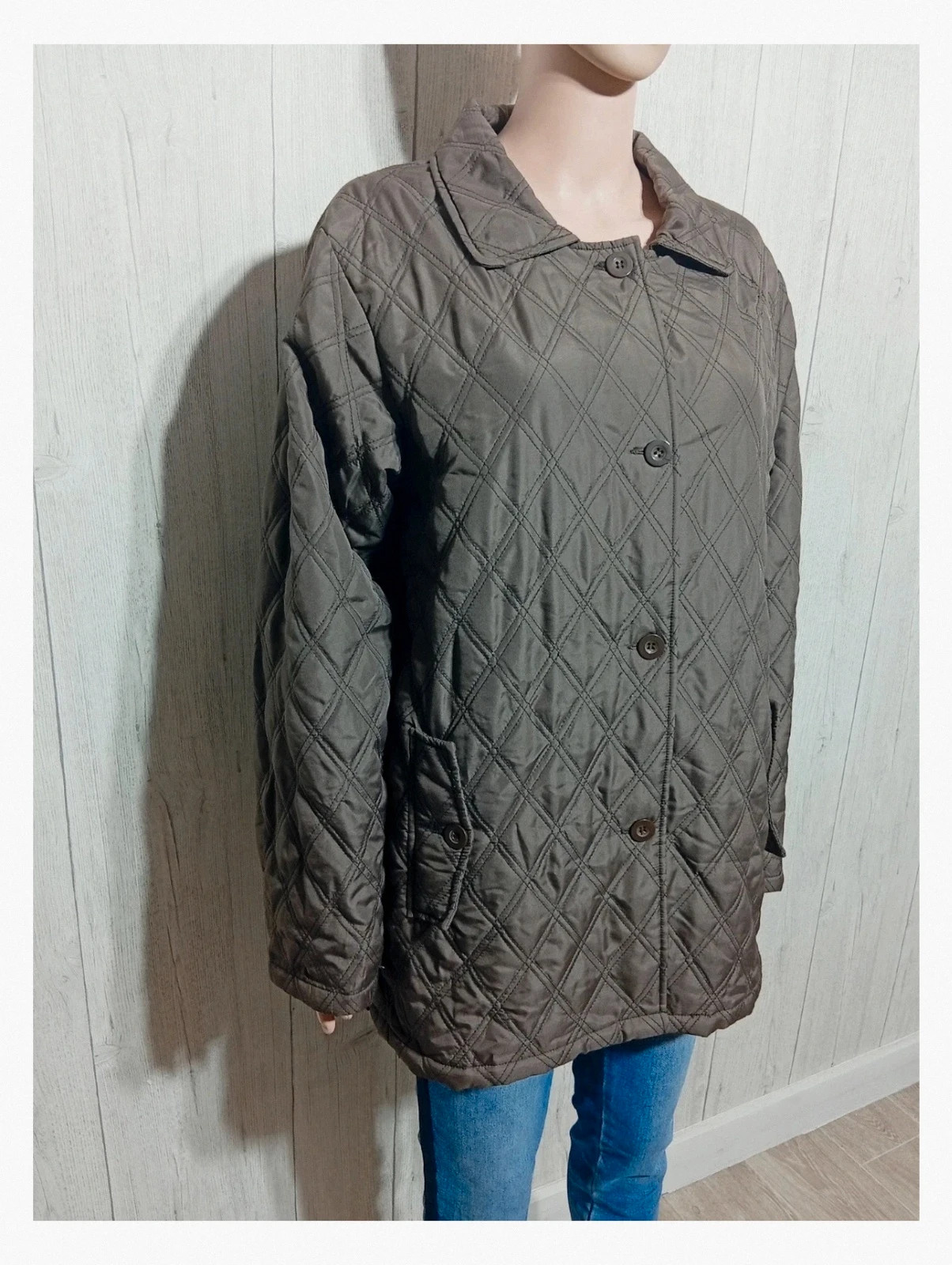 Manteau matelassée - taille 42/44-Ted lapidus- couleur marron – Ted Lapidus – taille XL / 42 / 14 4