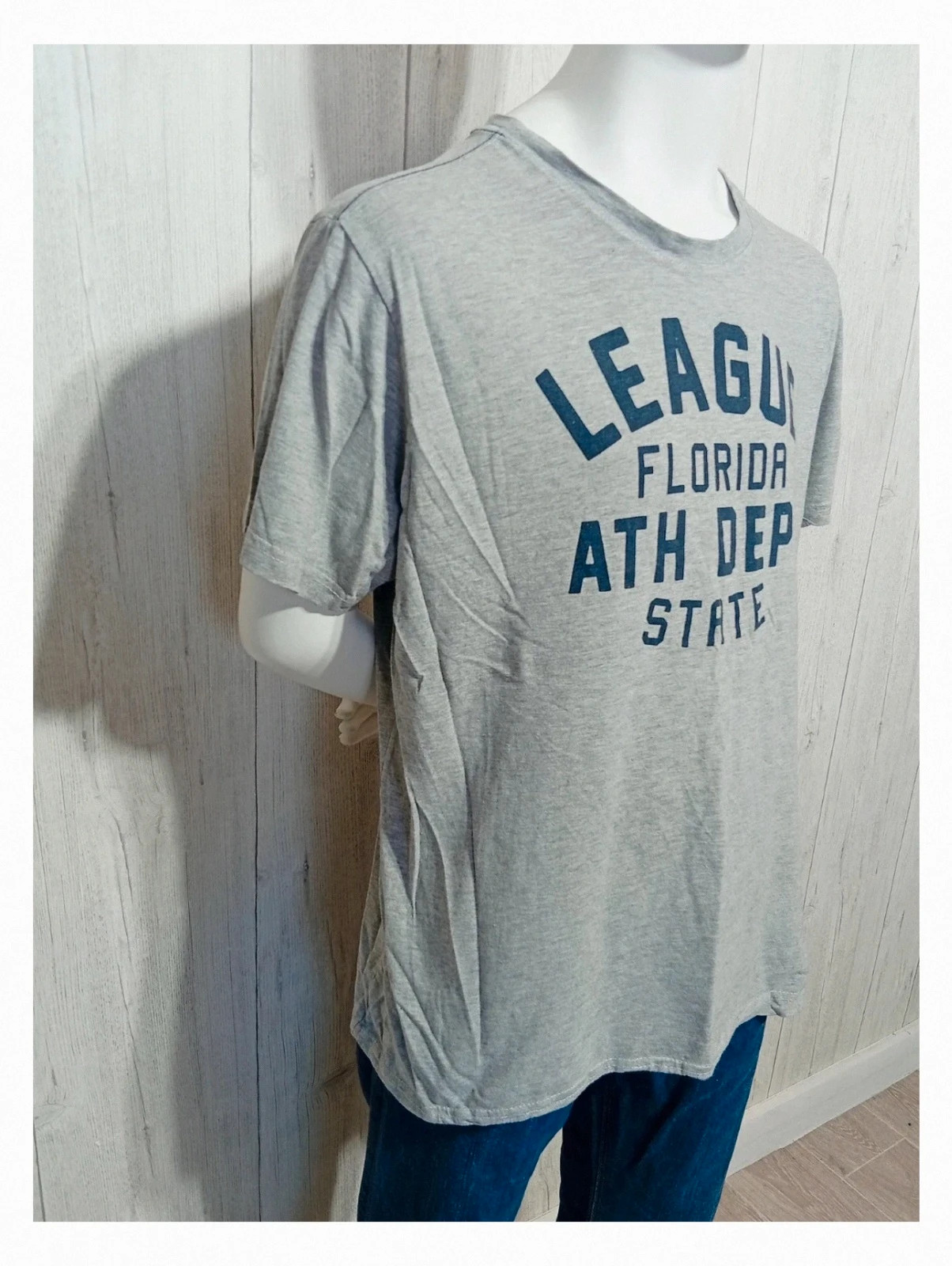 T-shirt imprimé manches courtes homme - taille XL/42 -zeeman - couleur gris et marine – Zeeman – taille XL 4