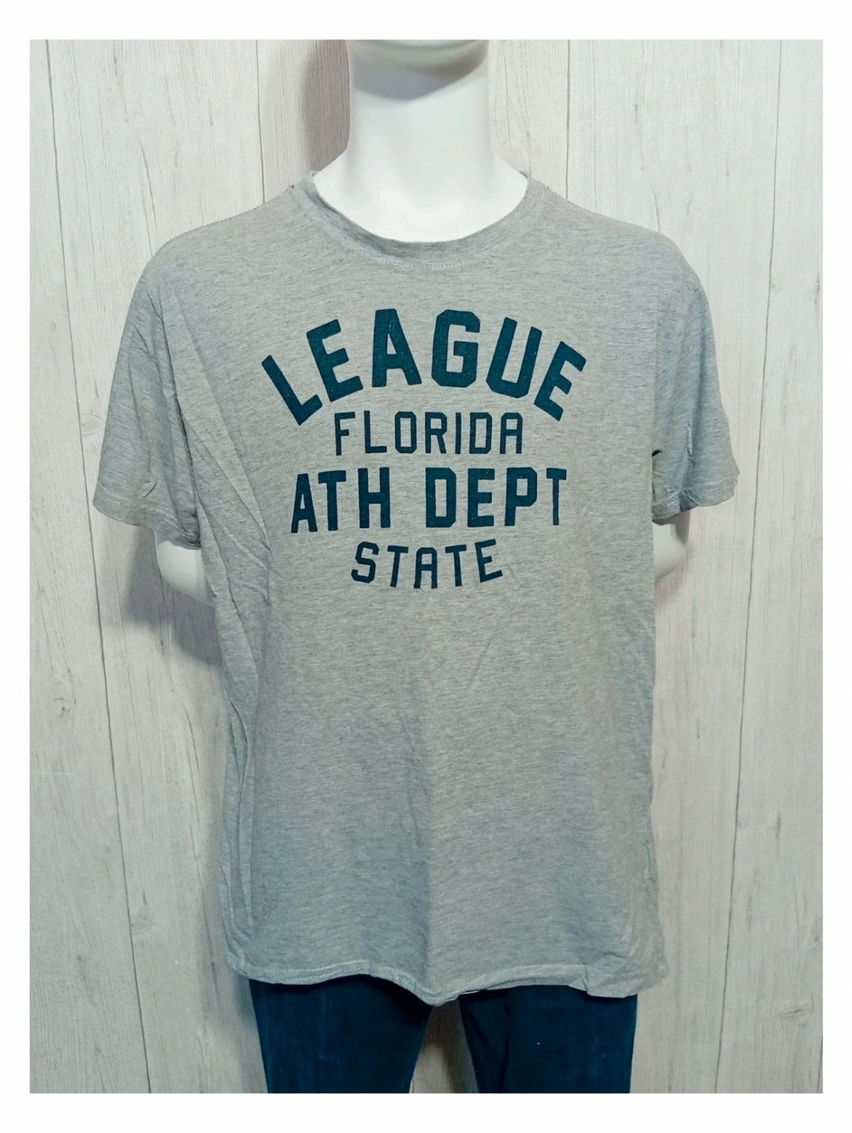 T-shirt imprimé manches courtes homme - taille XL/42 -zeeman - couleur gris et marine – Zeeman – taille XL