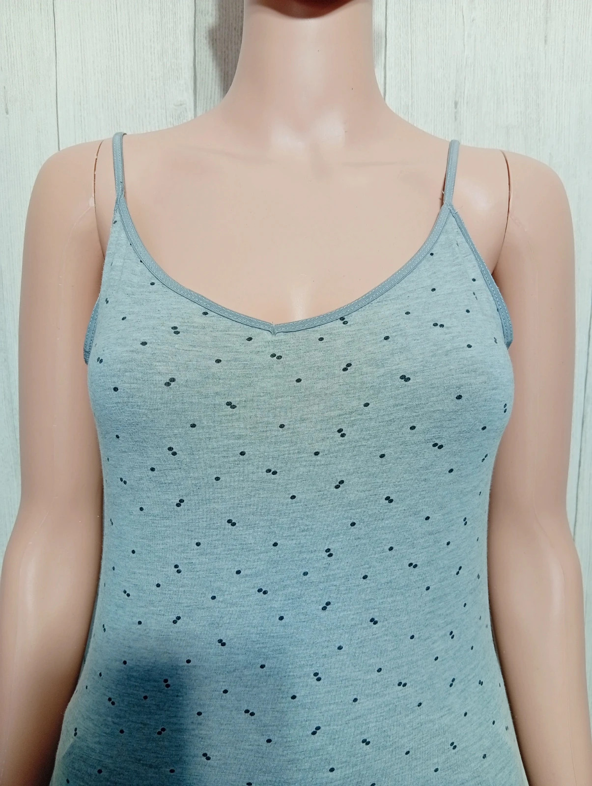 Débardeur imprimé femme - taille S/36 - camaïeu - couleur gris et noir – Camaïeu – taille S / 36 / 8 2