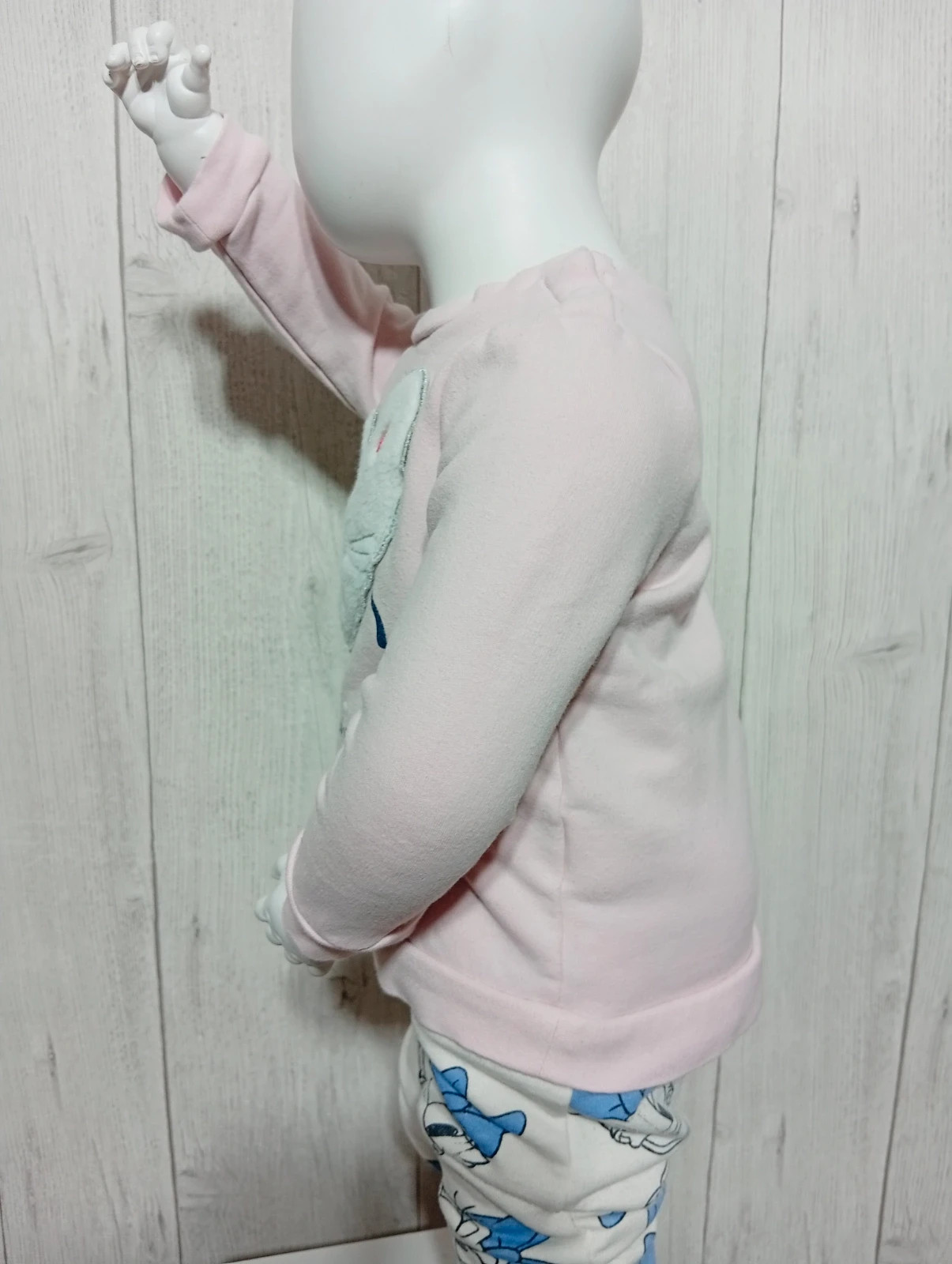 Pull a motif fille - taille 18 mois - gemo - couleur rose blanc – Gémo – taille 12-18 mois / 80 cm 5